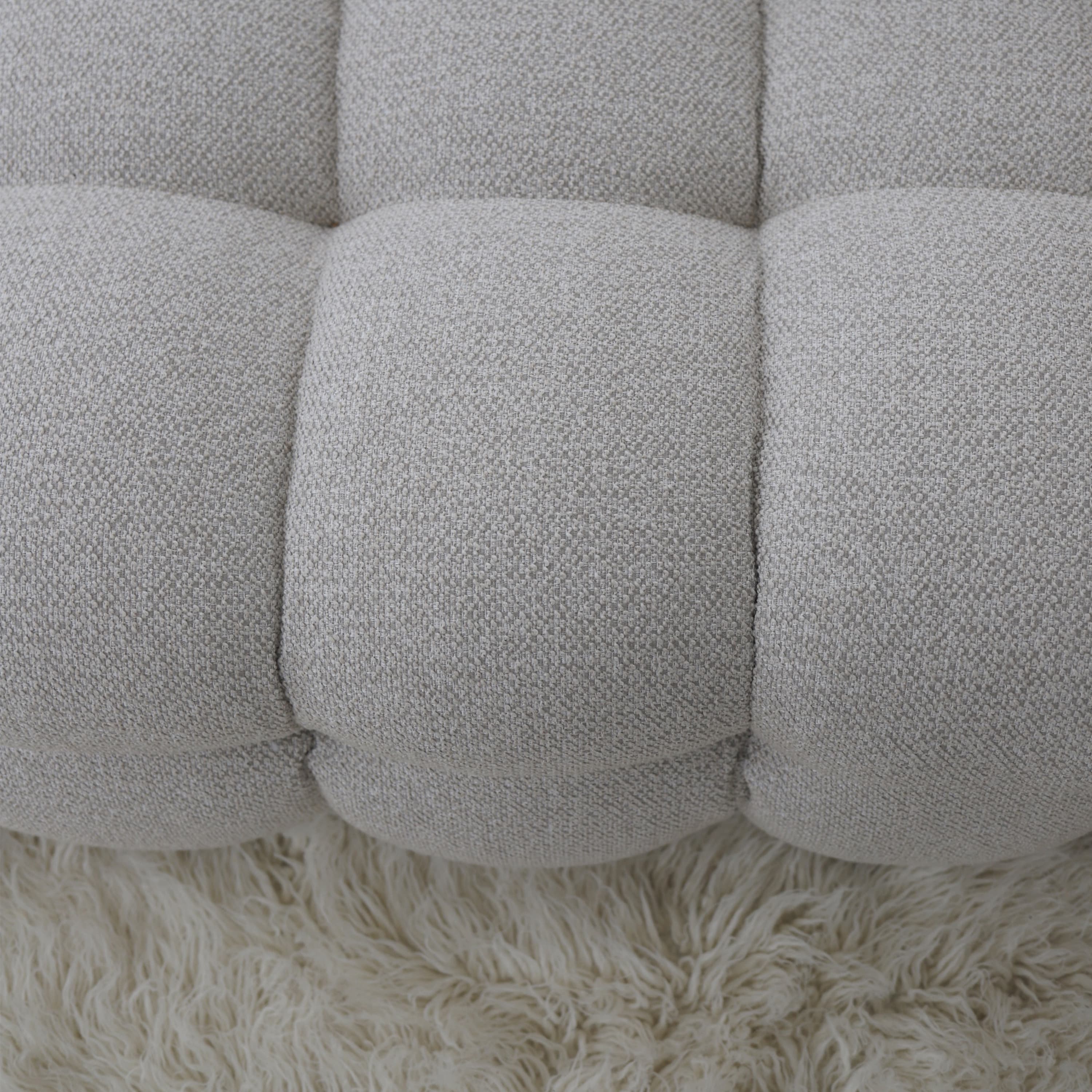 Billie 3-Sitzer Sofa Modul Rechts Armlehne Beige Bouclé 202cm