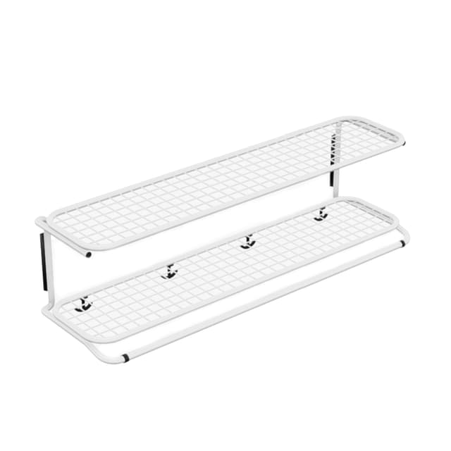 Klassische Hutablage Weiß 100cm