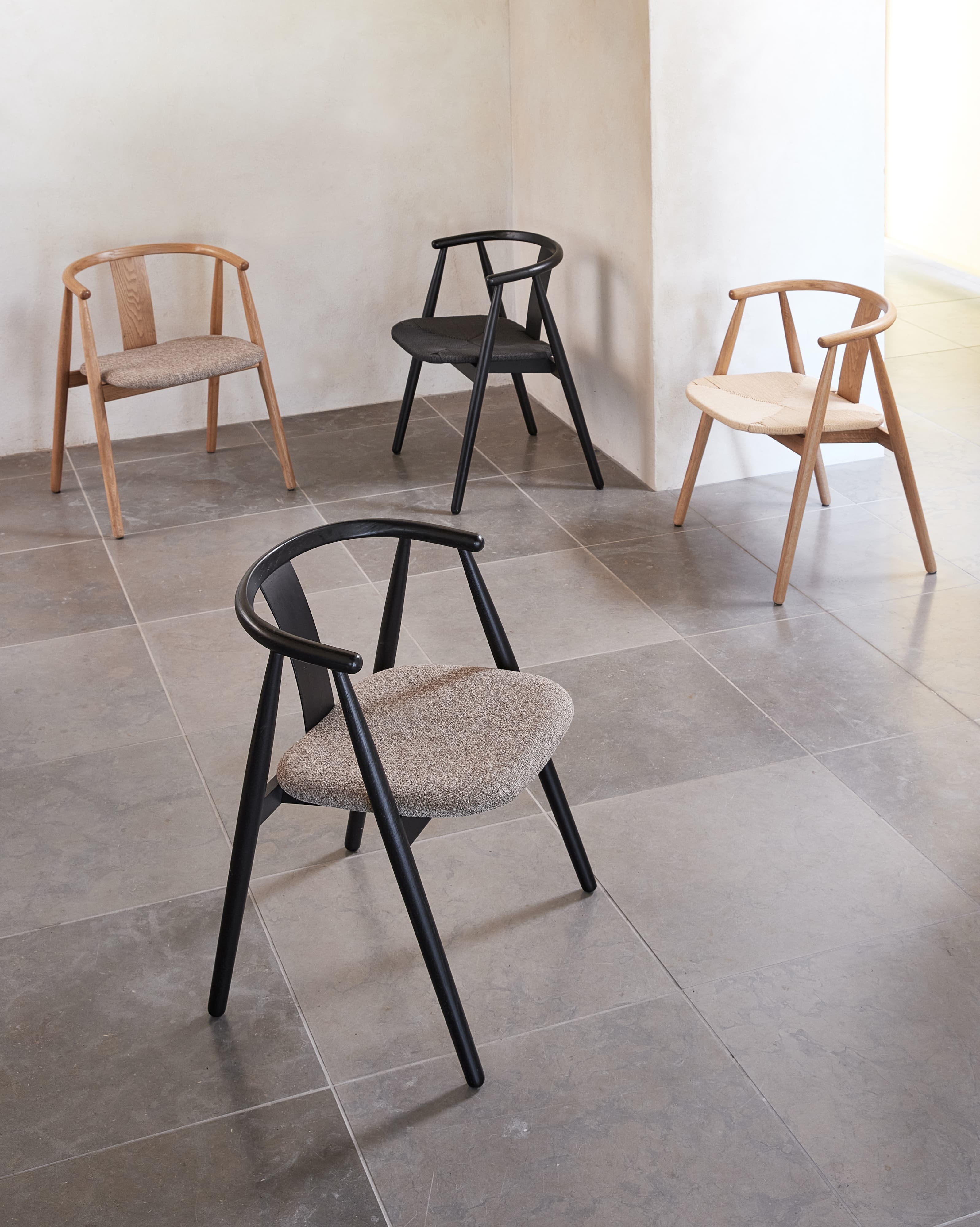 Henry Dining Armchair Natural/Latte