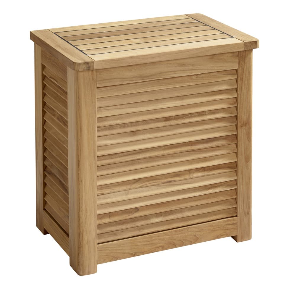 Classic Wäschekorb Teakholz 55cm