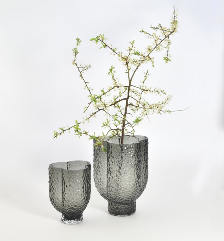 Arura Trio Vase Black 18cm