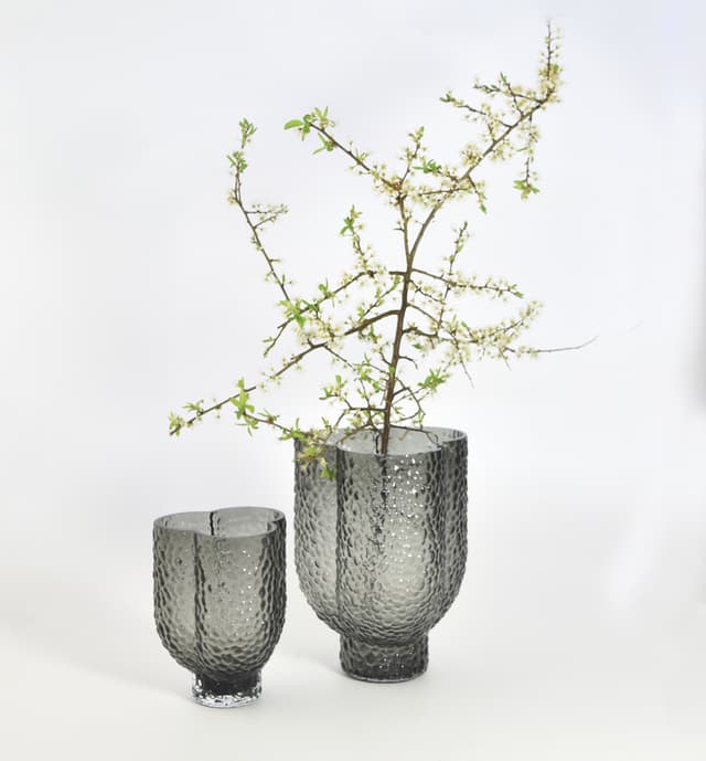 Arura Trio Vase Black 18cm