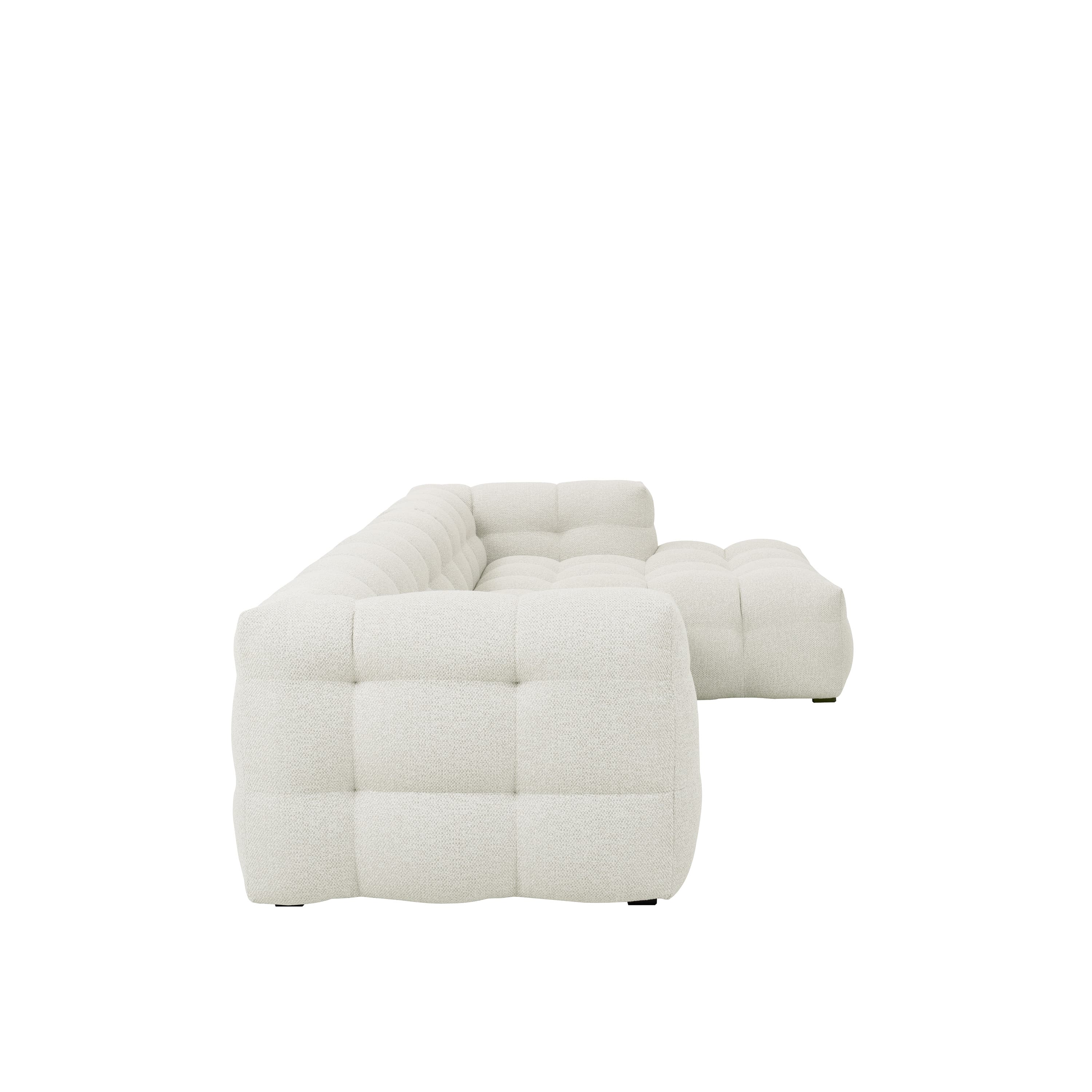 Billie Divansofa Rechts Ivory Bouclé