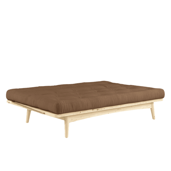 Folk Sofa Bed Natural/Mocha 190cm