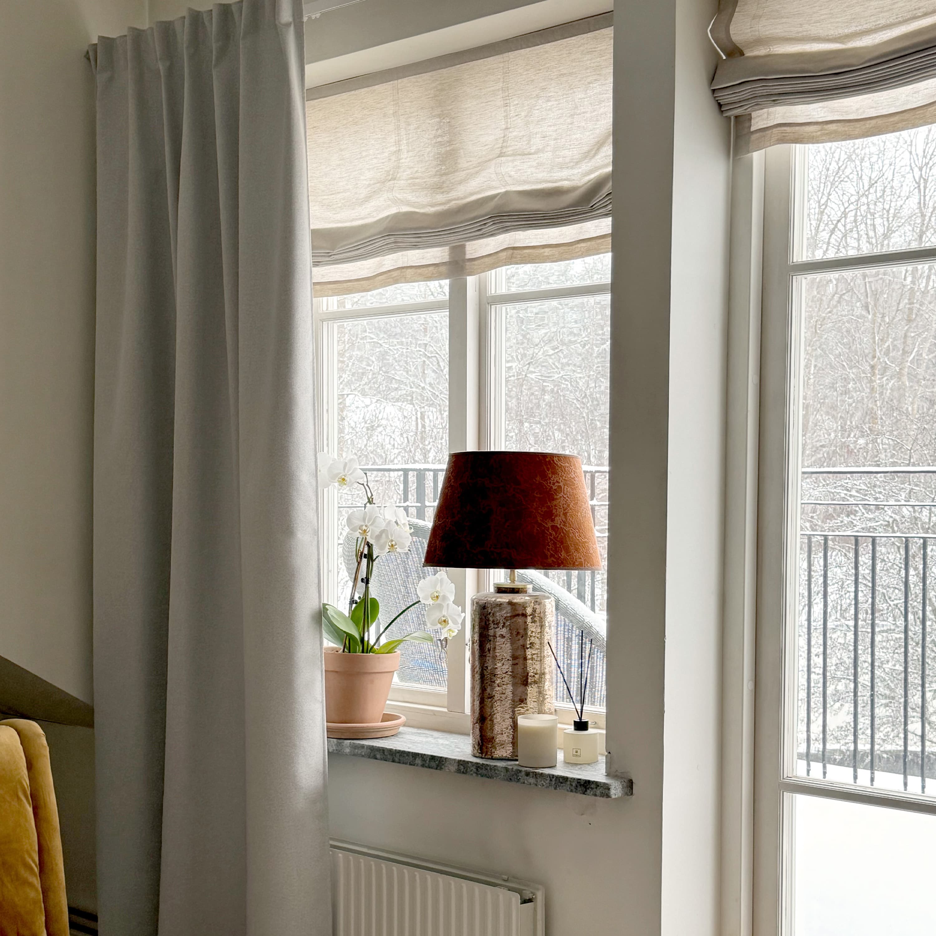 Nightfall Curtain Length Blackout Light Grey 135x250