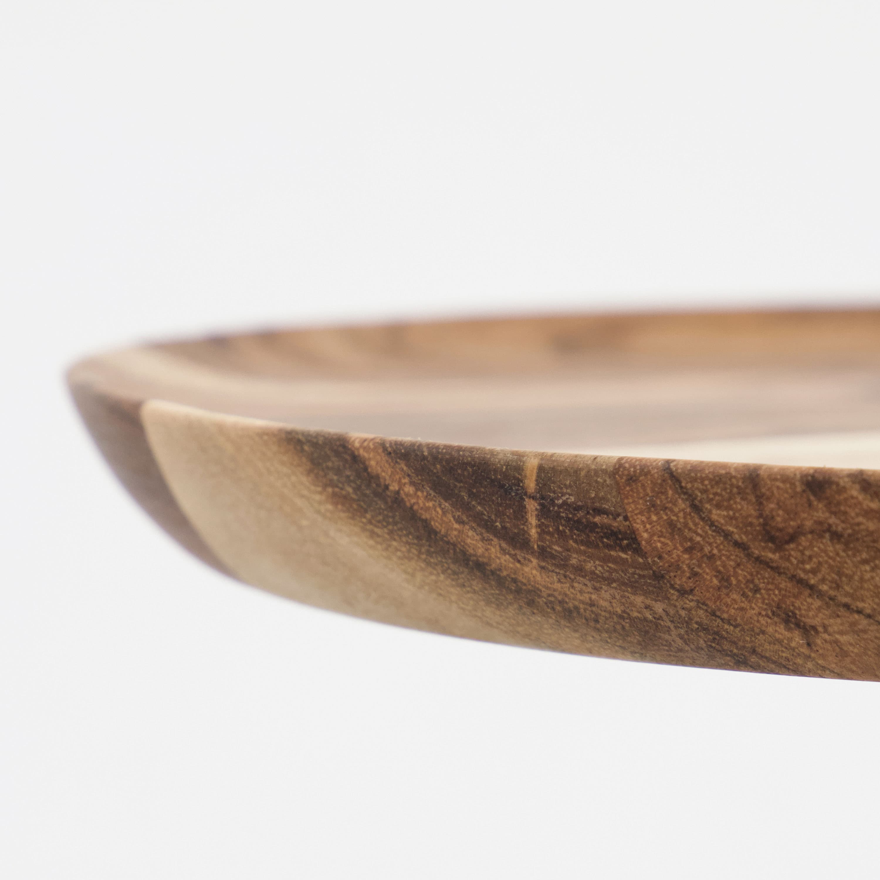 Wood Trays Natural Set of 2 Ø17