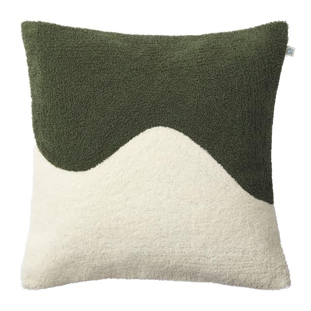 Yogi Pillow Cover Cactus Green/Off White 50x50