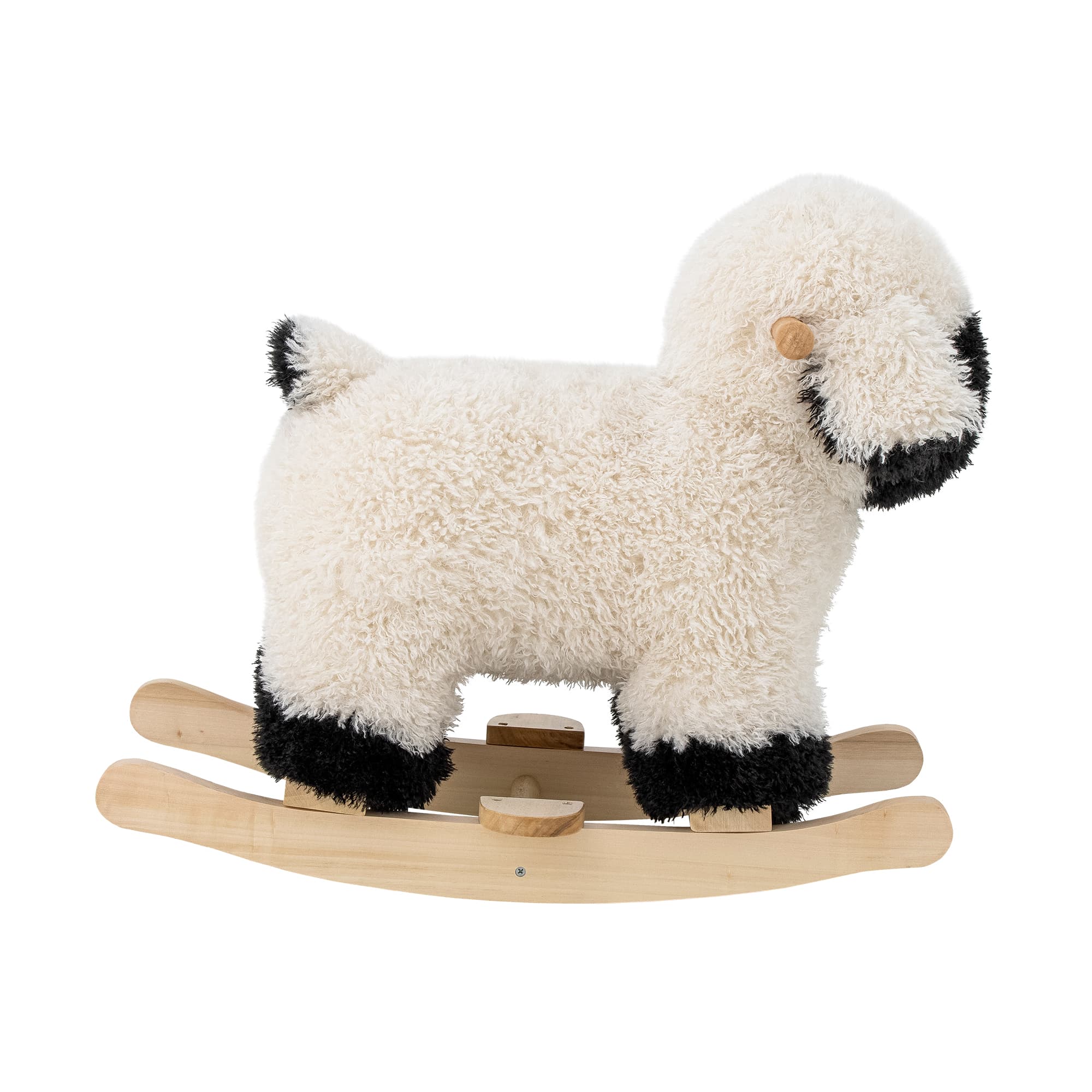 Dolly Får Schaukelpferd Weiß