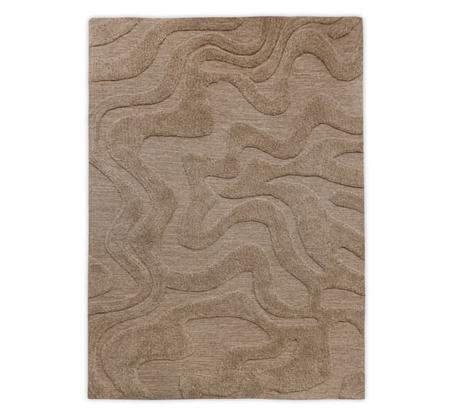 Norlander Wollteppich Beige/Melange 200x300