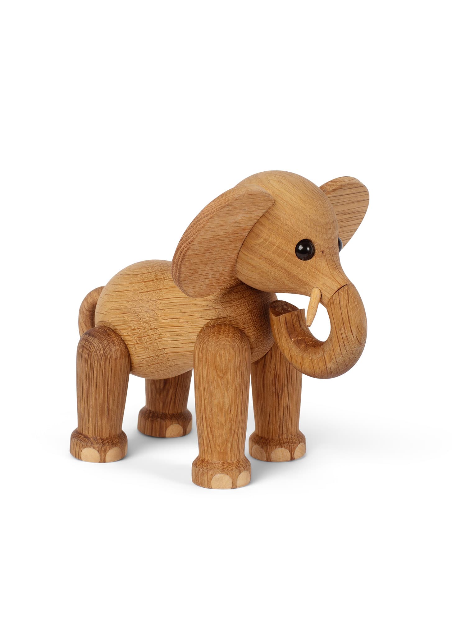 Ollie Elefant Dekoration Eiche/Ahorn 15cm