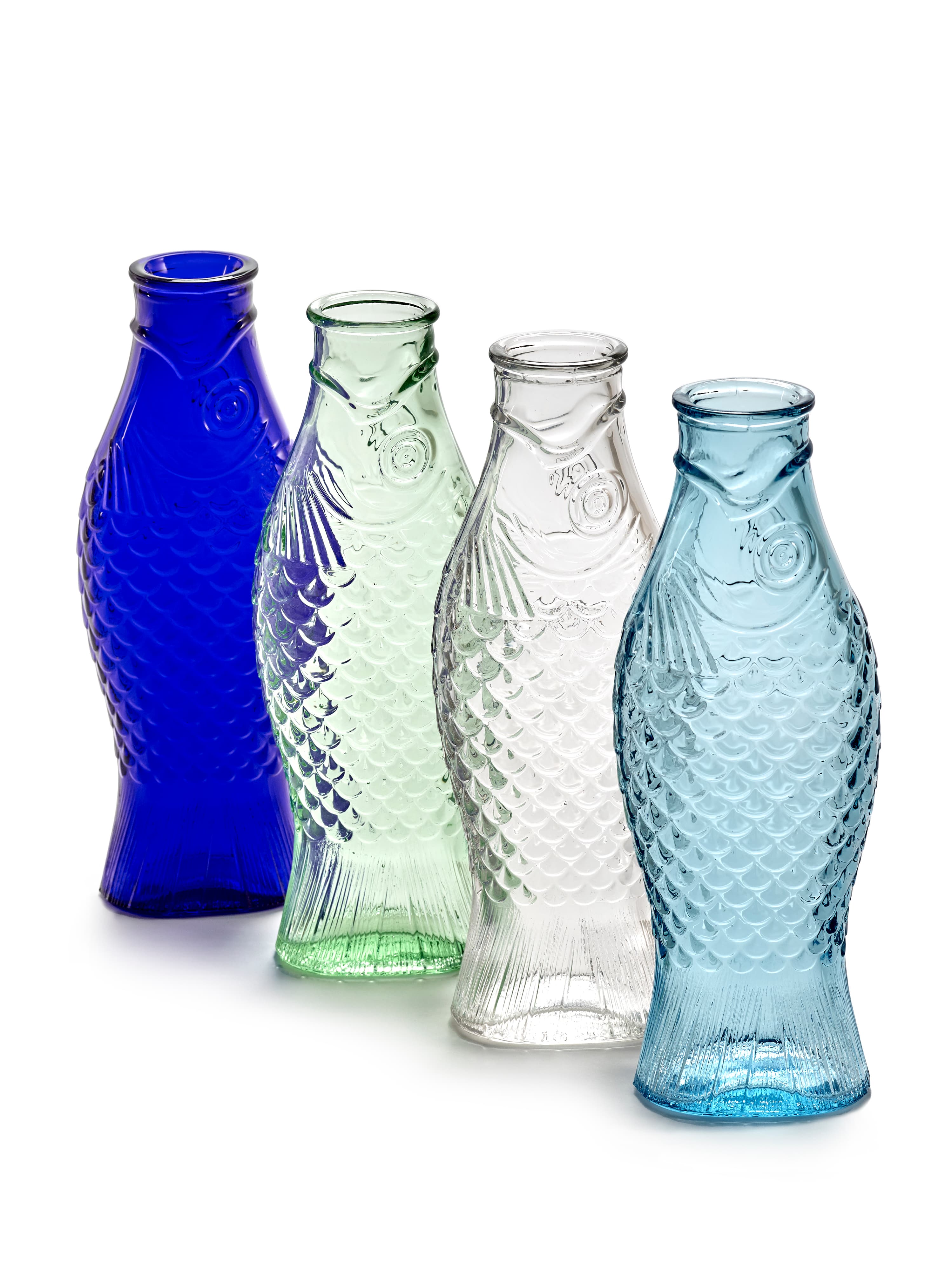 Fish & Fish Karaffe Blau