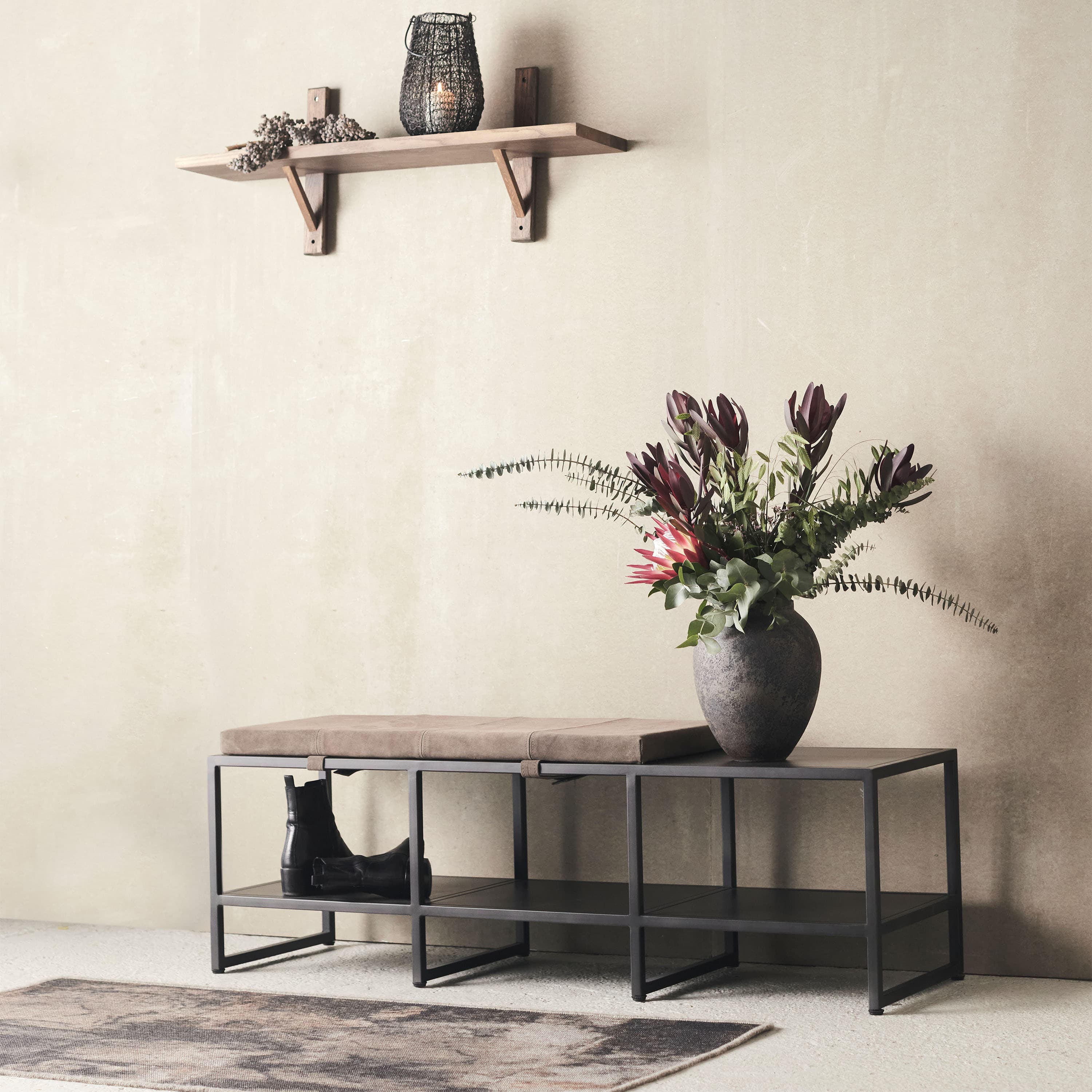 Bronx Bench Black Iron Large