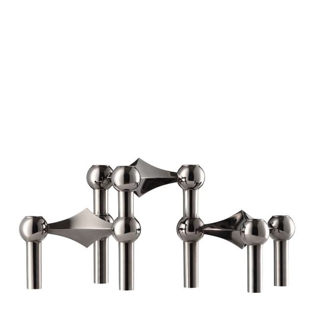 STOFF Nagel Leuchter Black Chrome 3er-pack