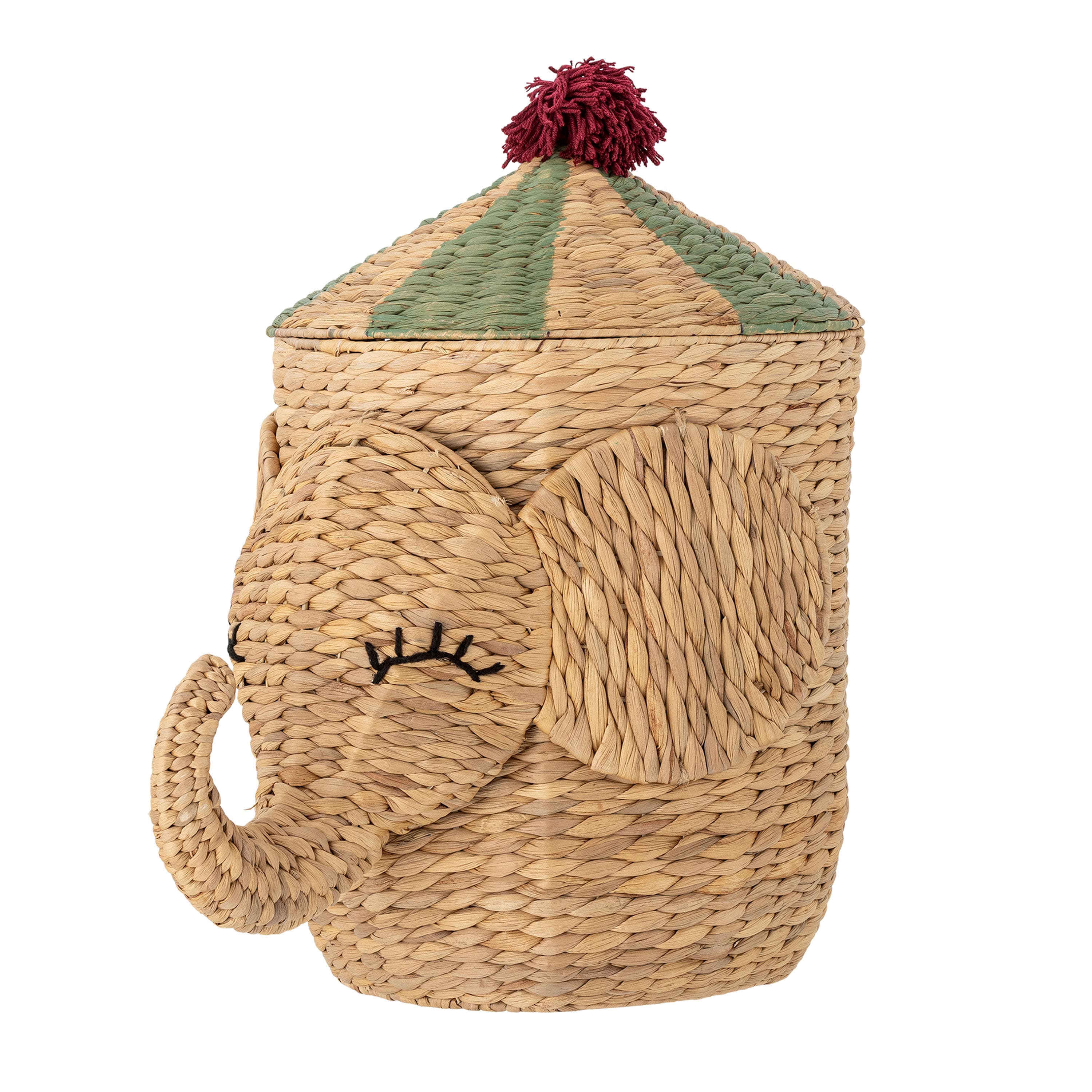 Bobo Korb mit Deckel Natur 50 cm