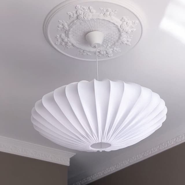 Ellipse Deckenleuchte Weiß 80cm