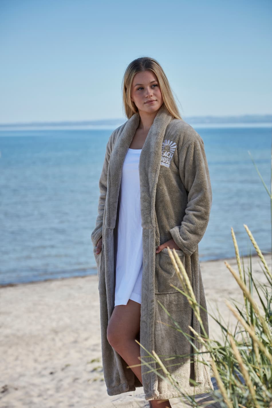 Softie Morgenmantel Tan S
