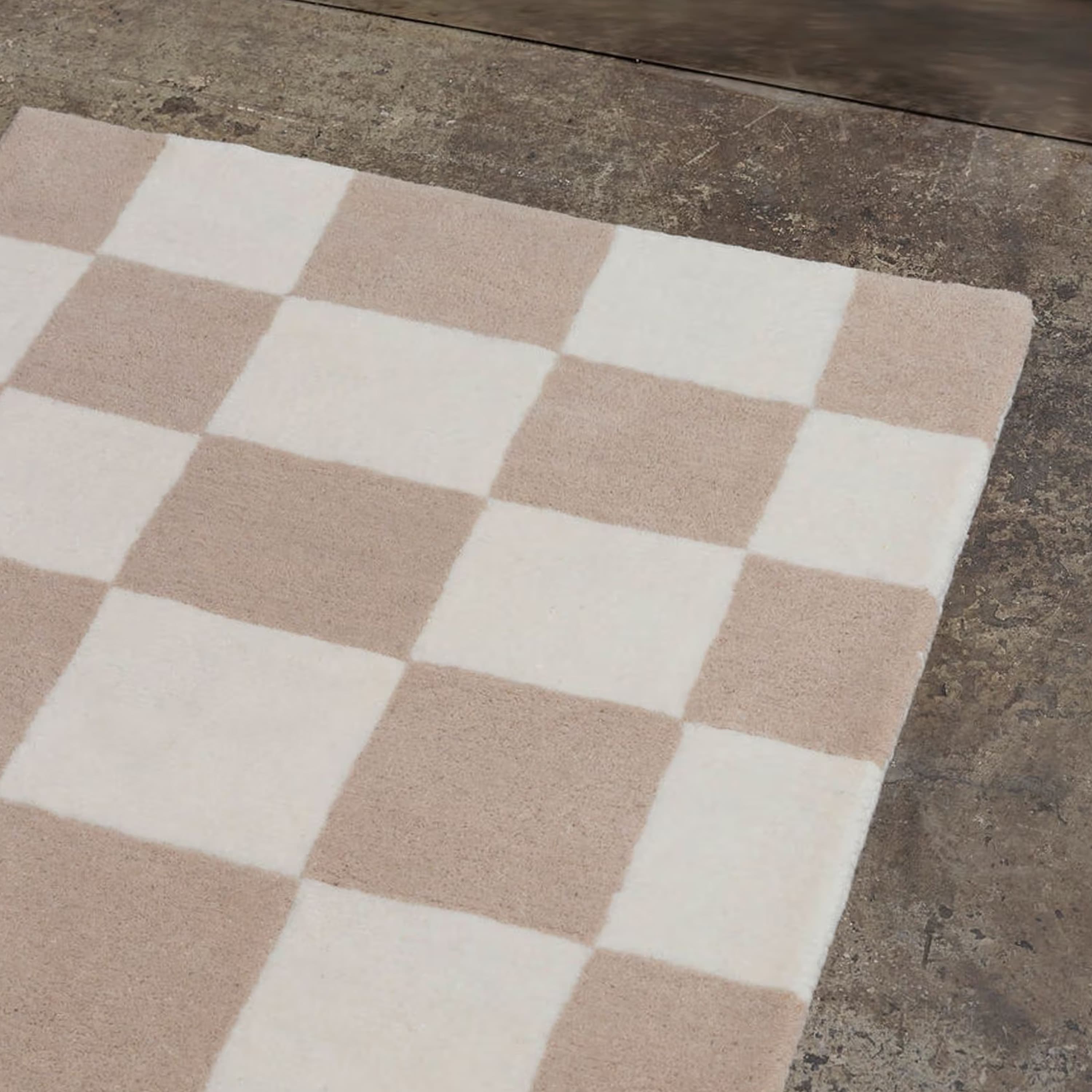 Hafstrom Woll-Läufer Beige/Weiß 80x300