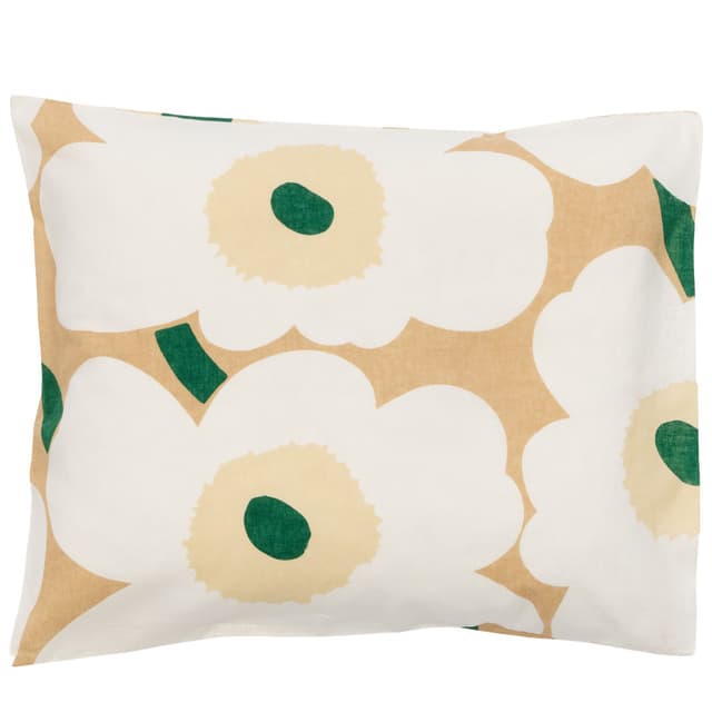 Unikko Pillowcase Sand/Off White/Hay 50x60