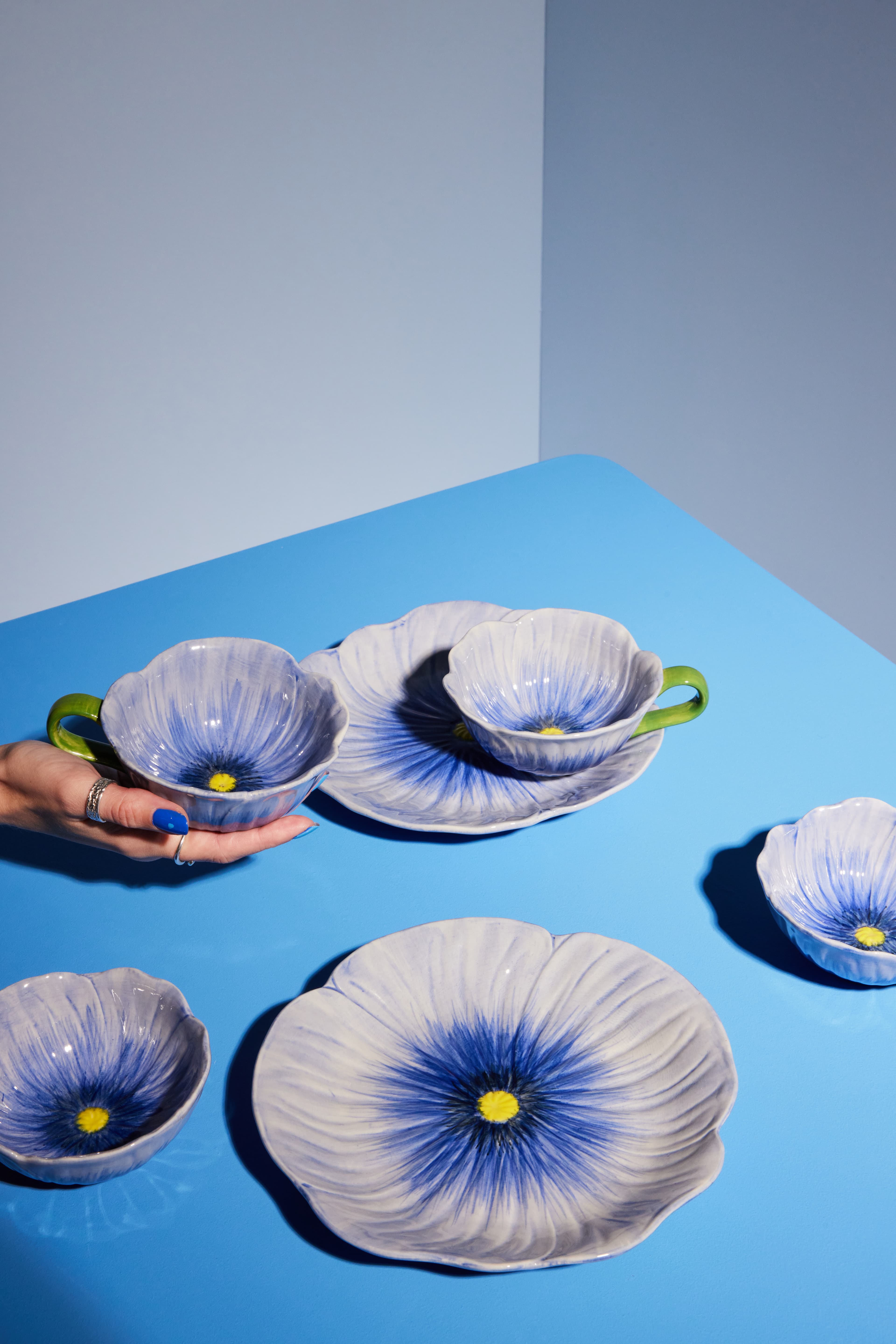 Poppy Tasse Blau