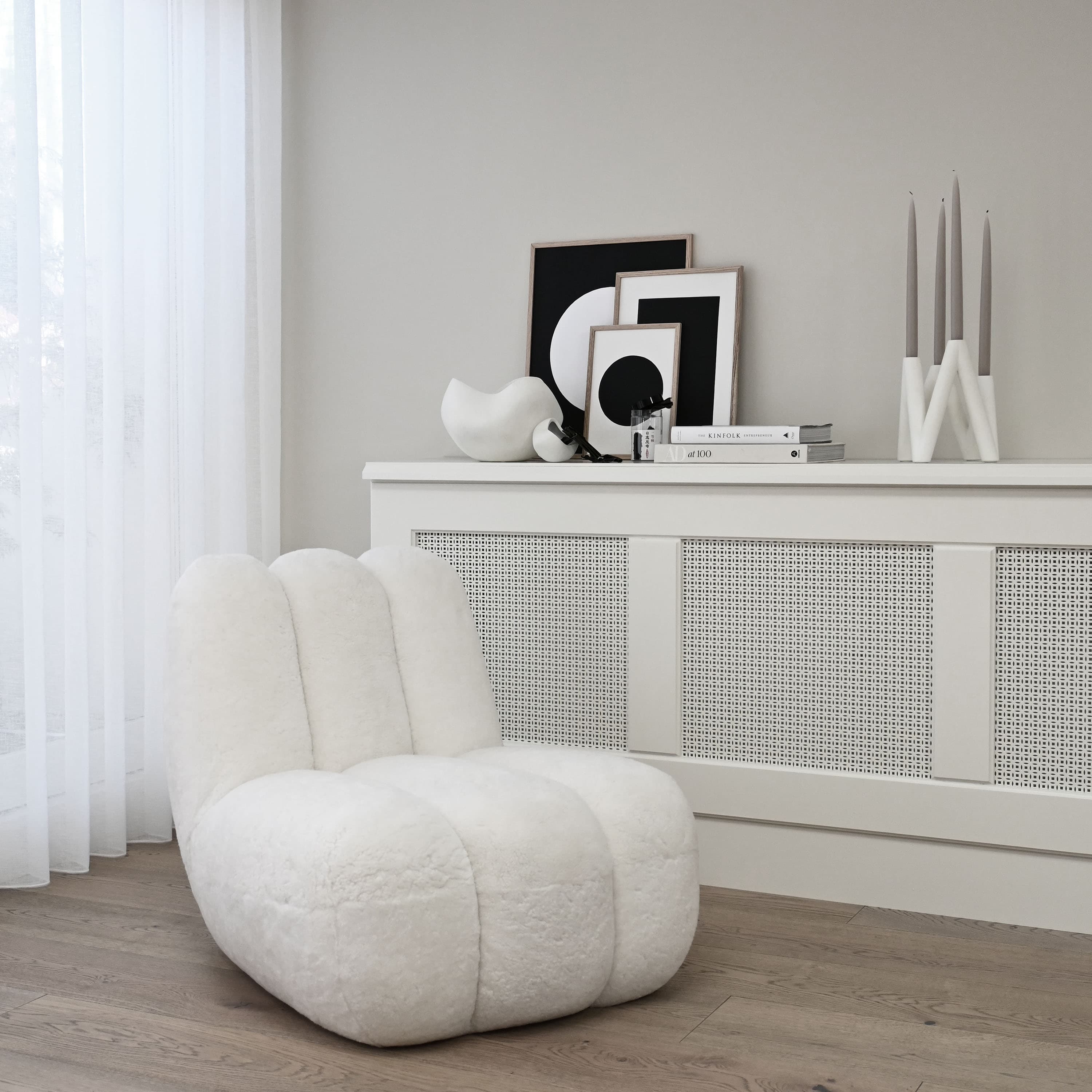 Curve Schale Bone White Big