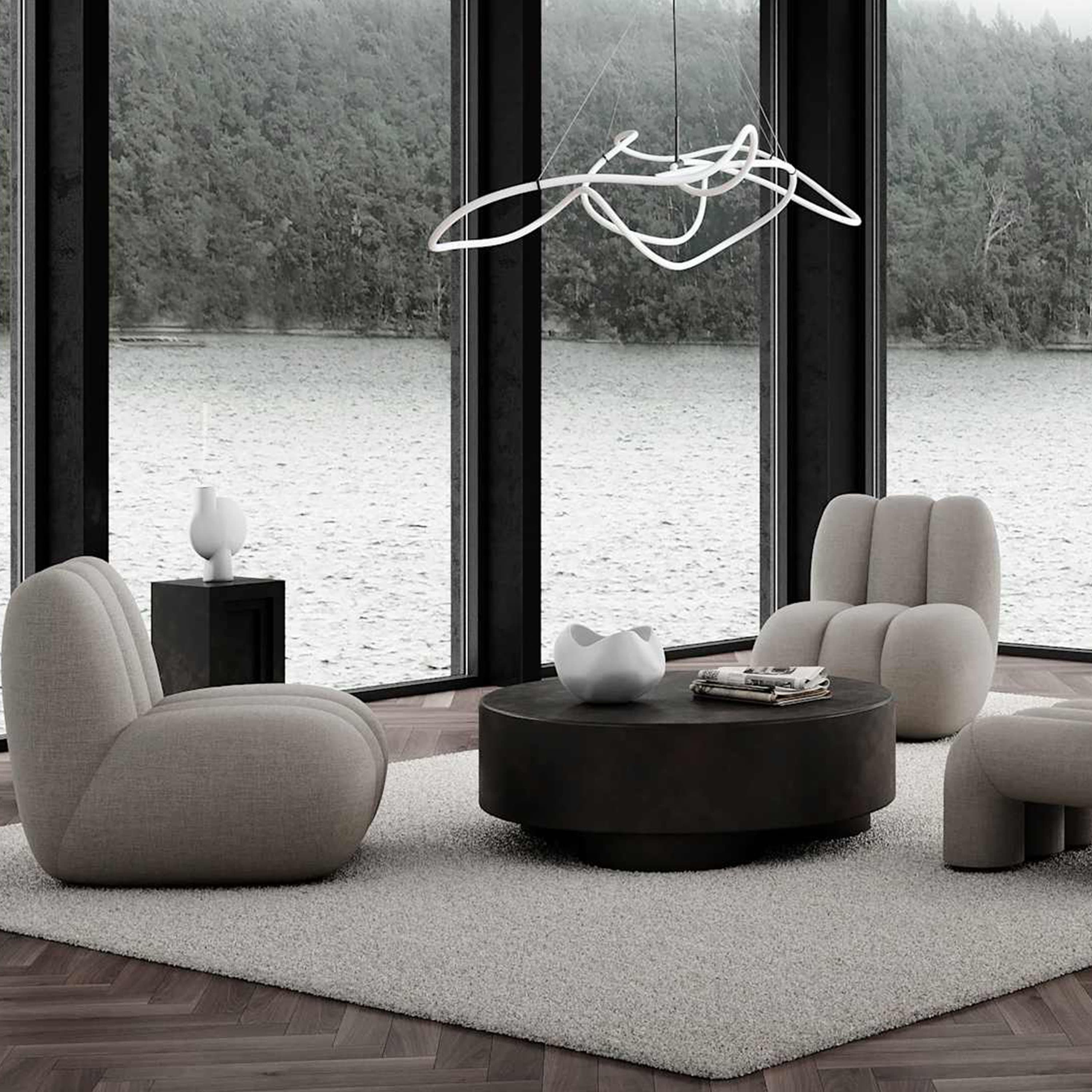 Ghost Ceiling Lamp Neon Big 155x82