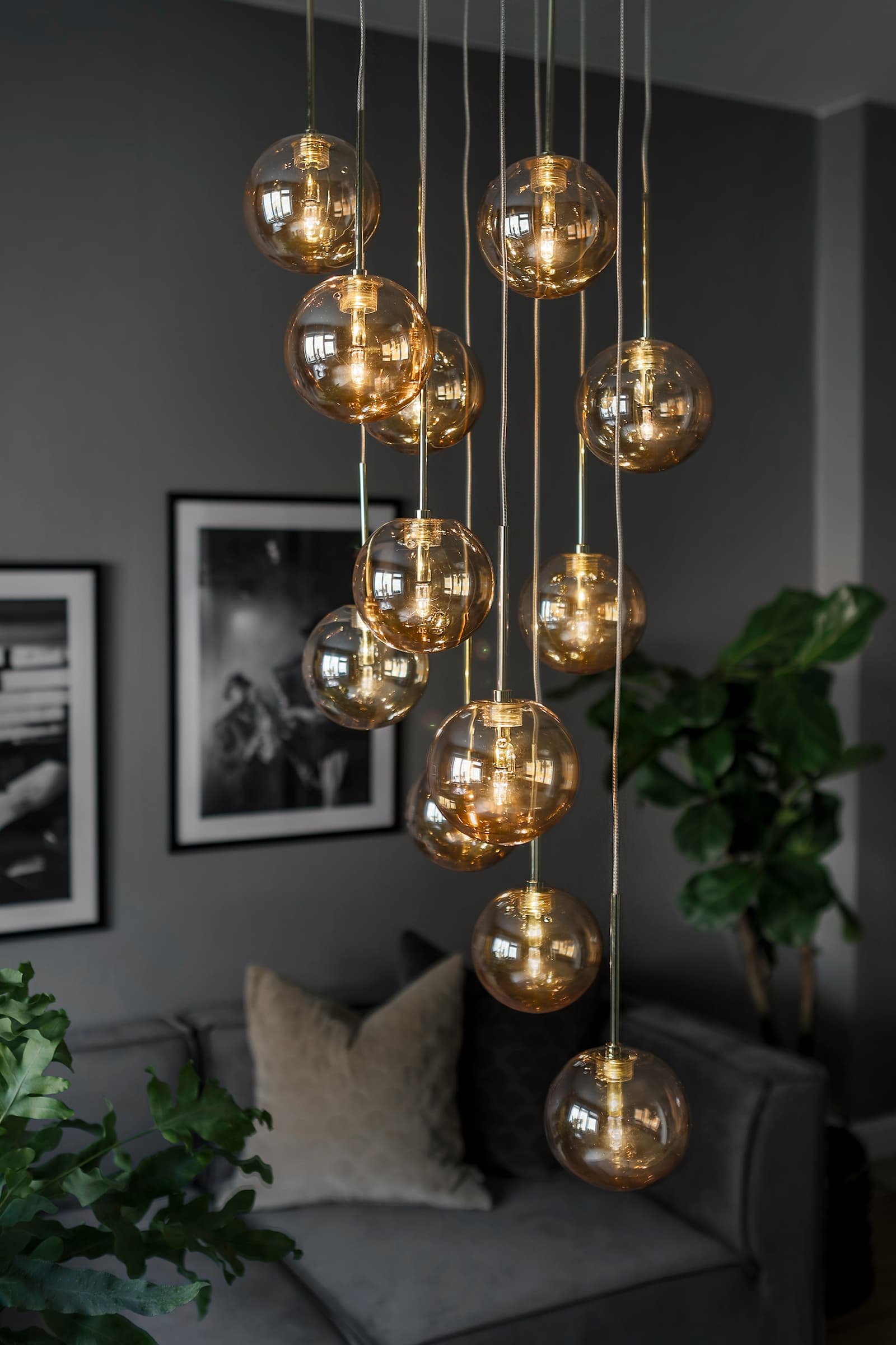 Skyfall Ceiling Lamp Amber