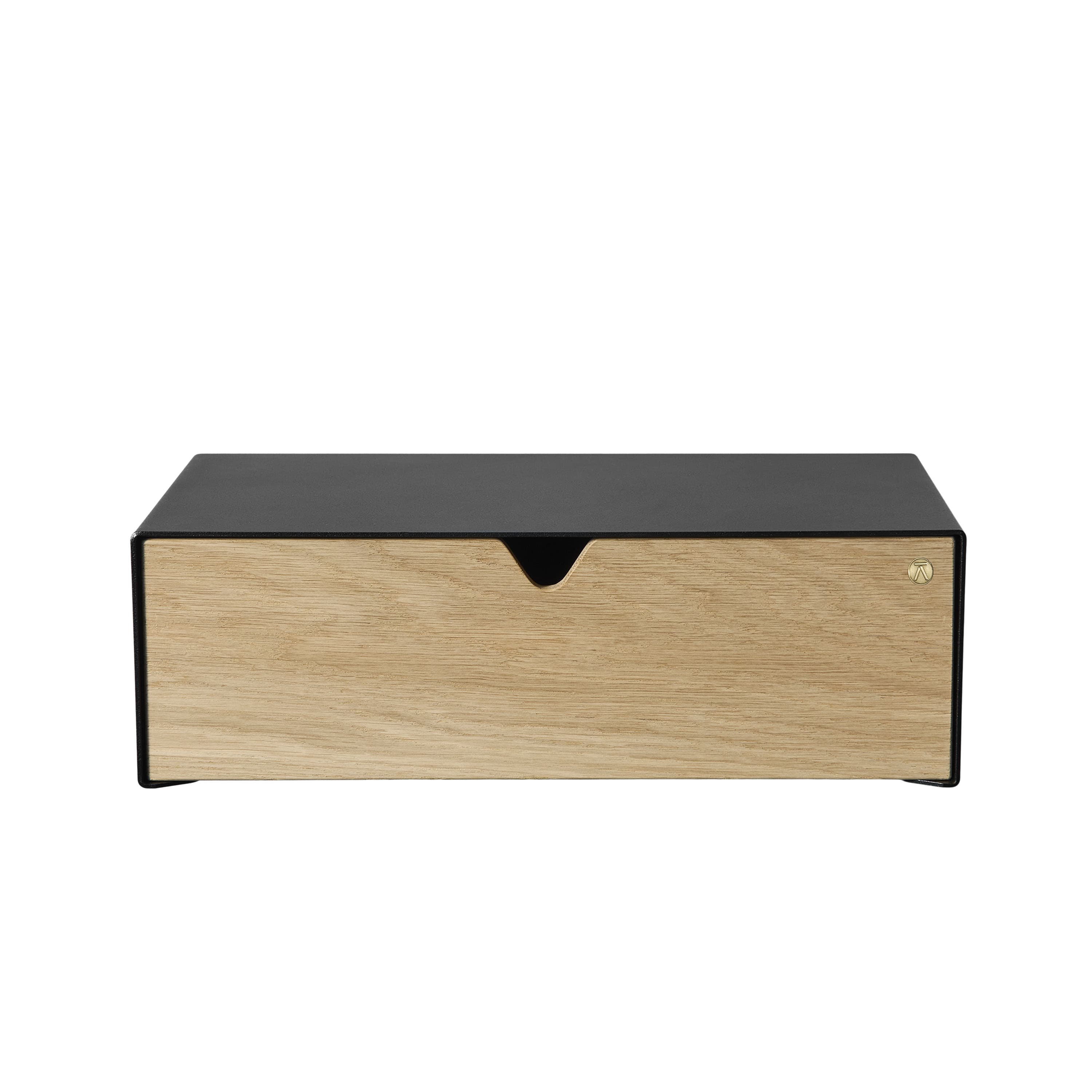 Keep Nachttisch Schwarz 38x12