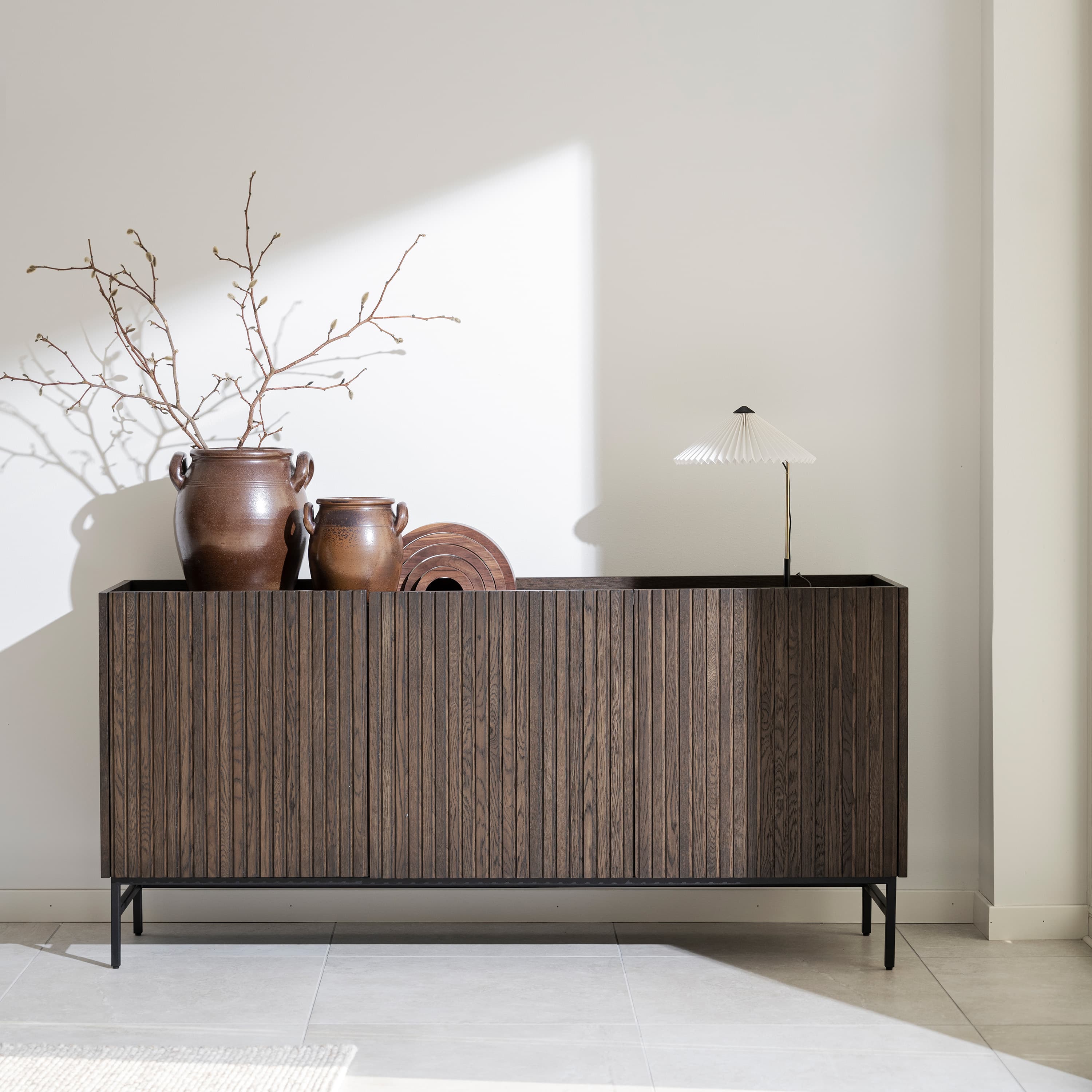 Halifax Sideboard Braun/Schwarz 160cm