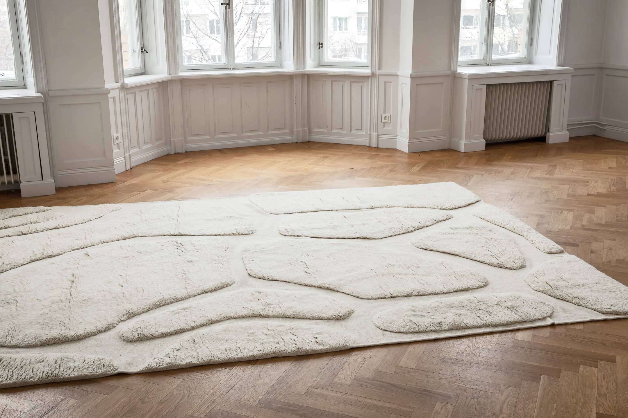 Vienna Wollteppich Offwhite 170x230