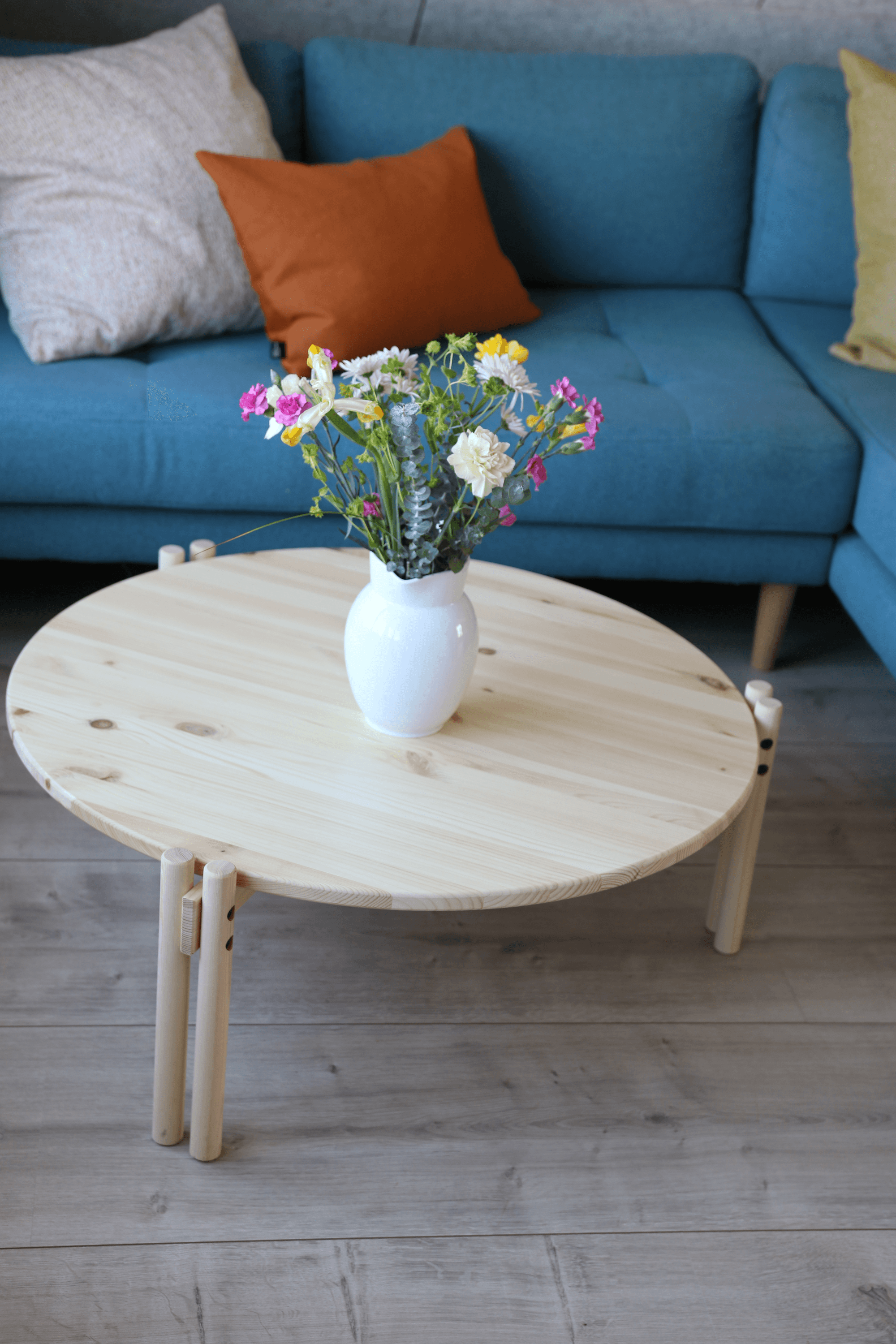 Sticks Couchtisch Natur Niedrig