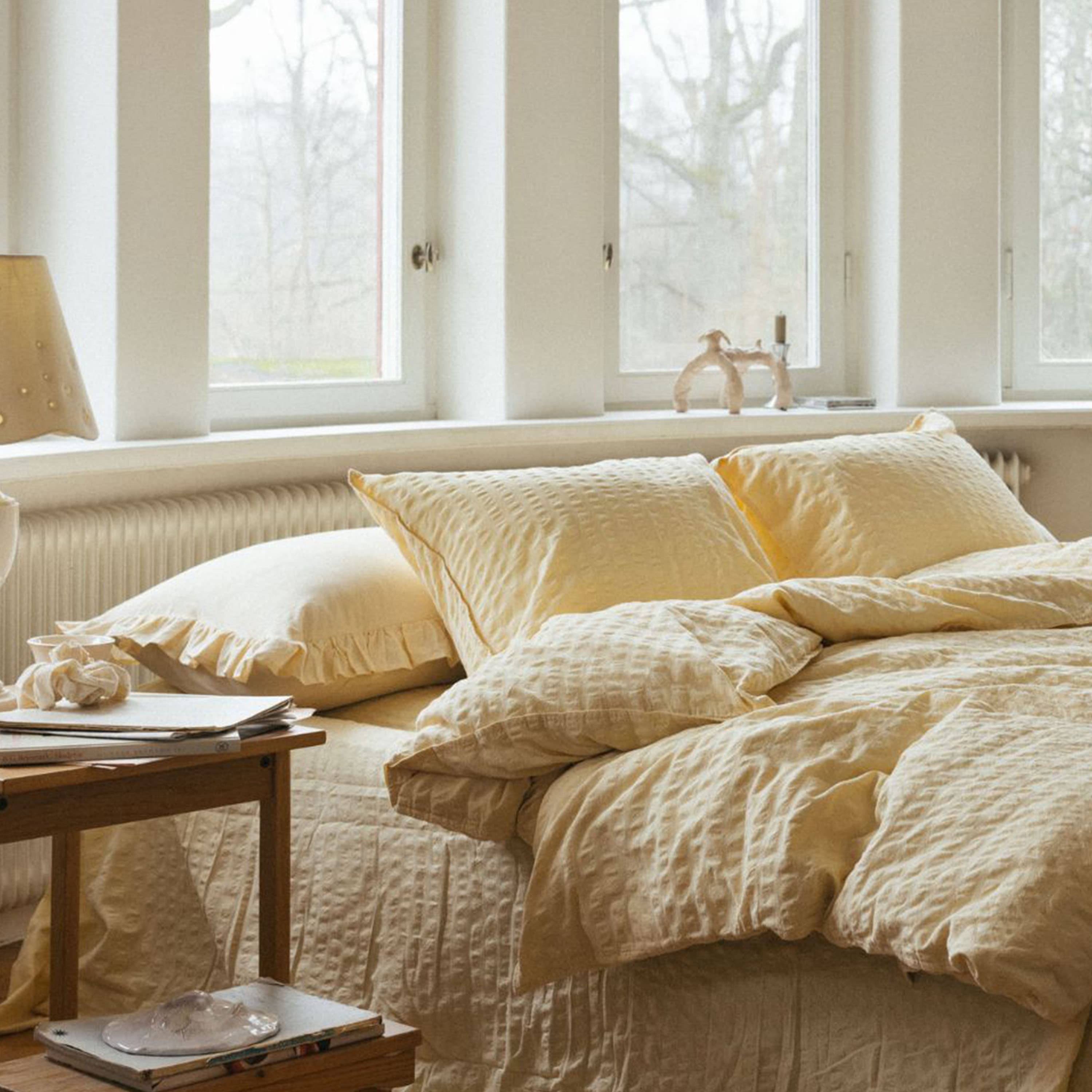 Brie Pillowcase Yellow 50x60 2-pack