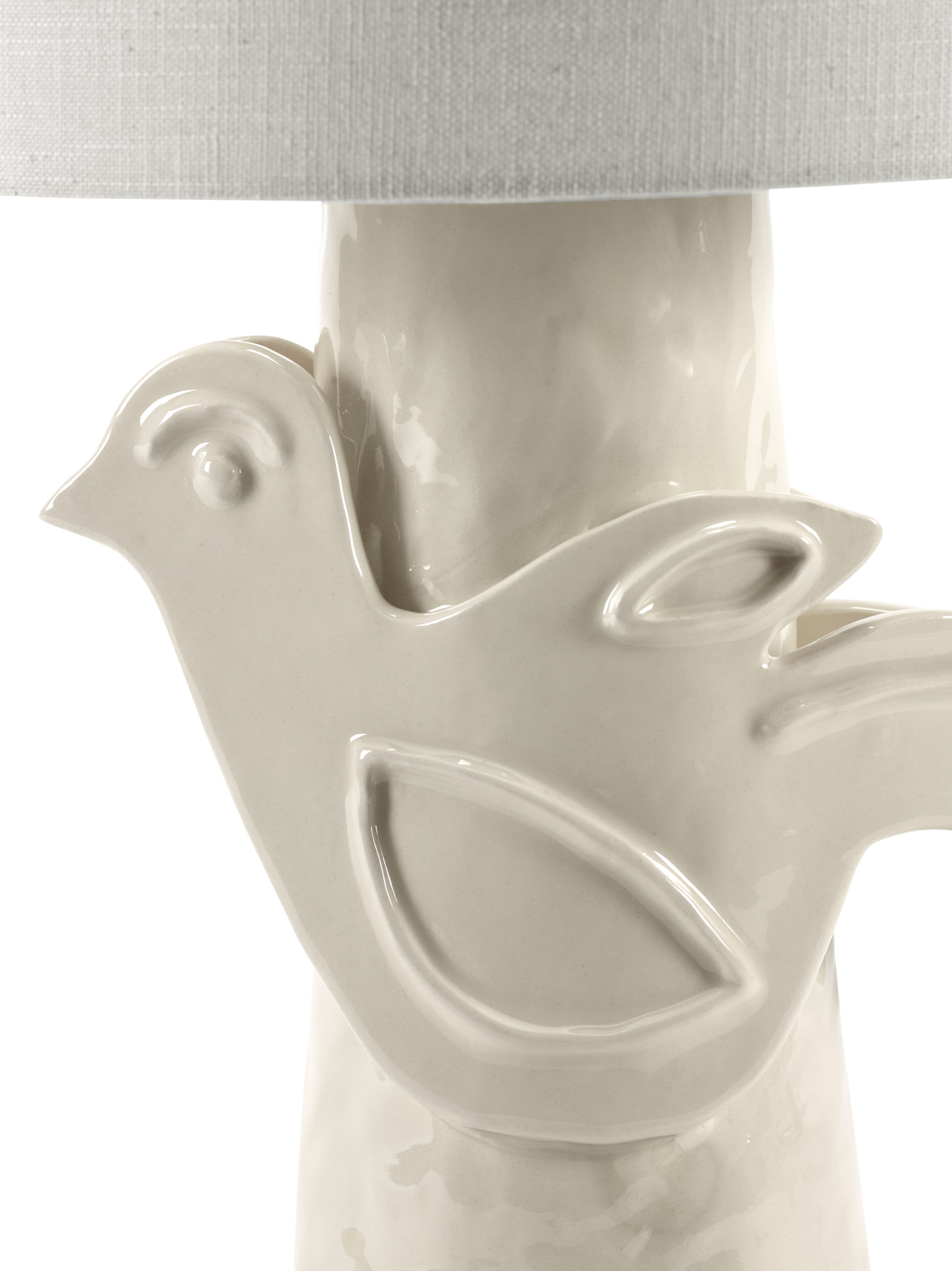 Paloma Tischlampe Weiß 52cm