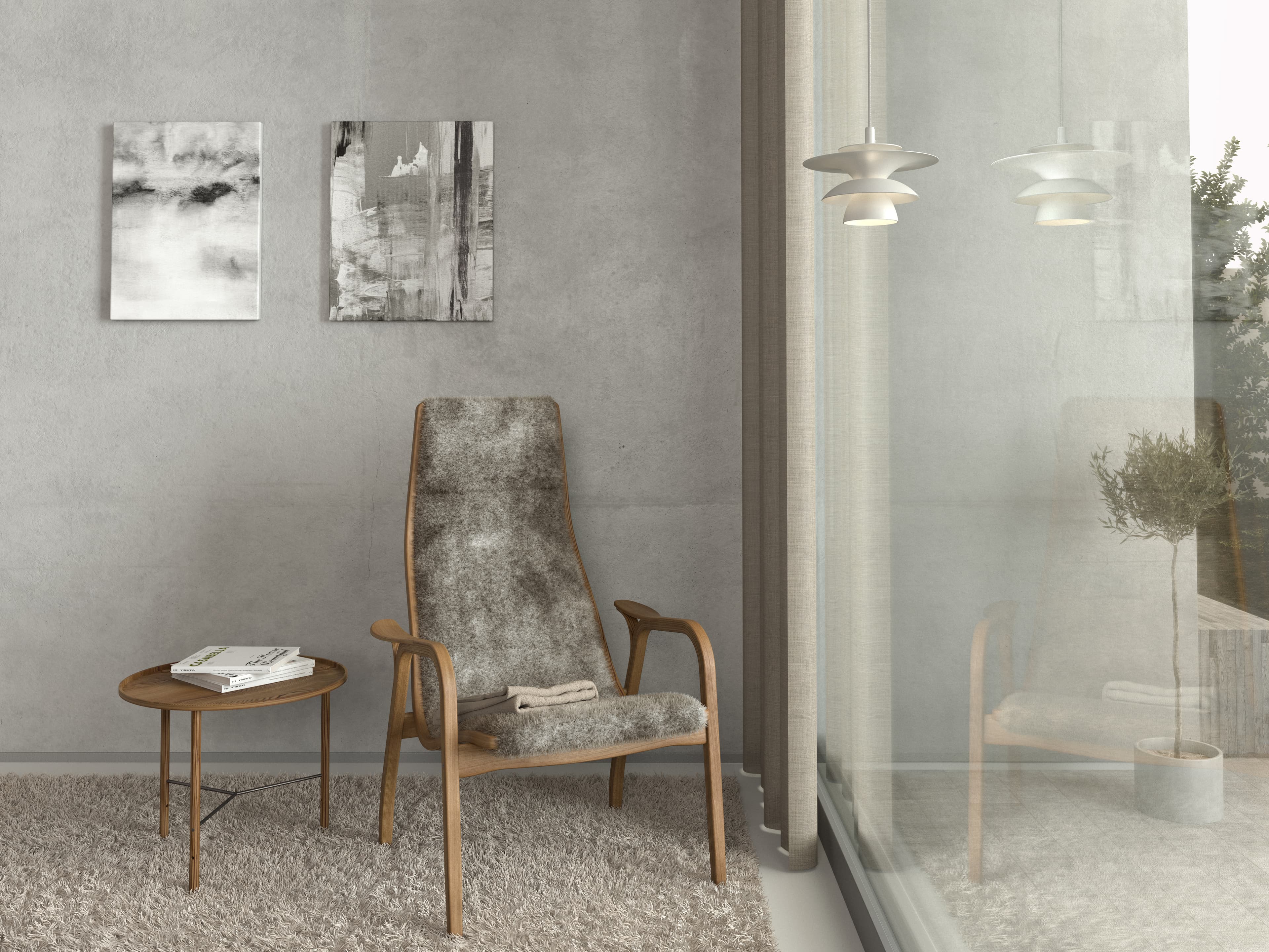 Picasso Ceiling Lamp Matte White Ø18