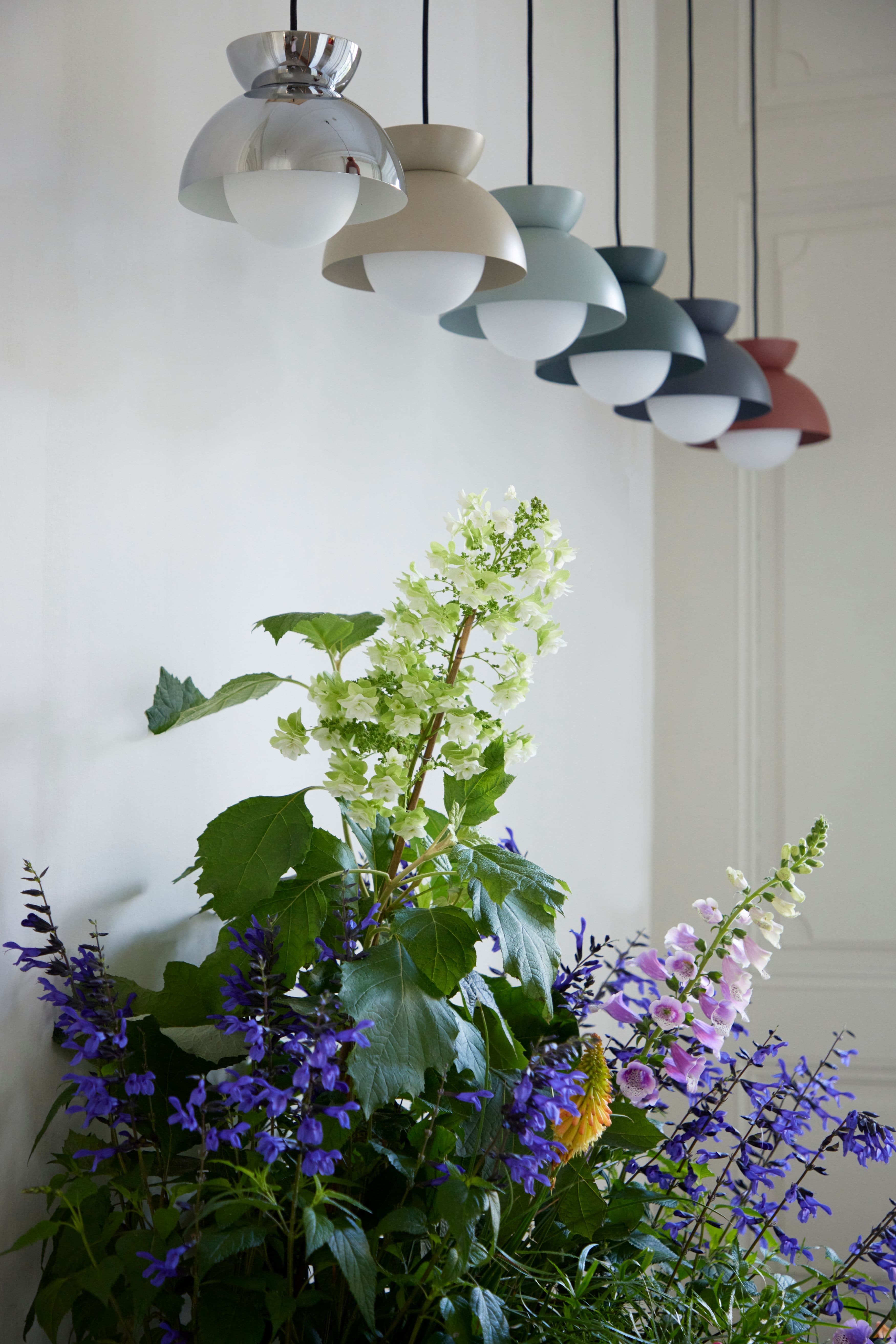 Butterfly Ceiling Light Chrome Ø21