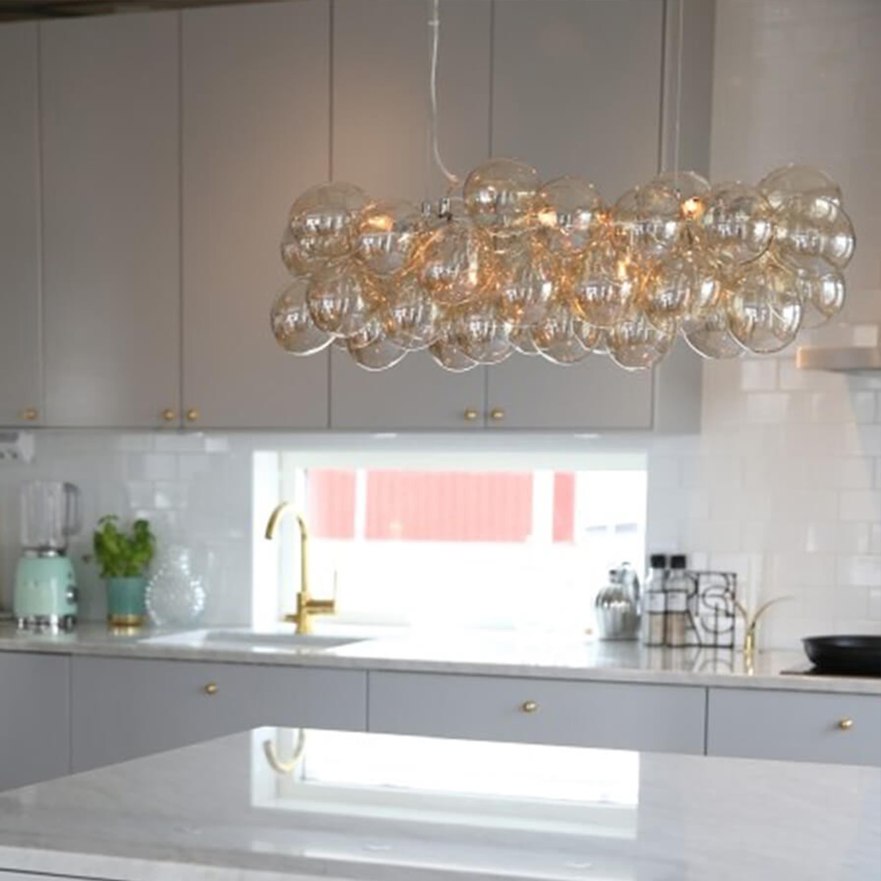 Gross Bar Ceiling Lamp Amber
