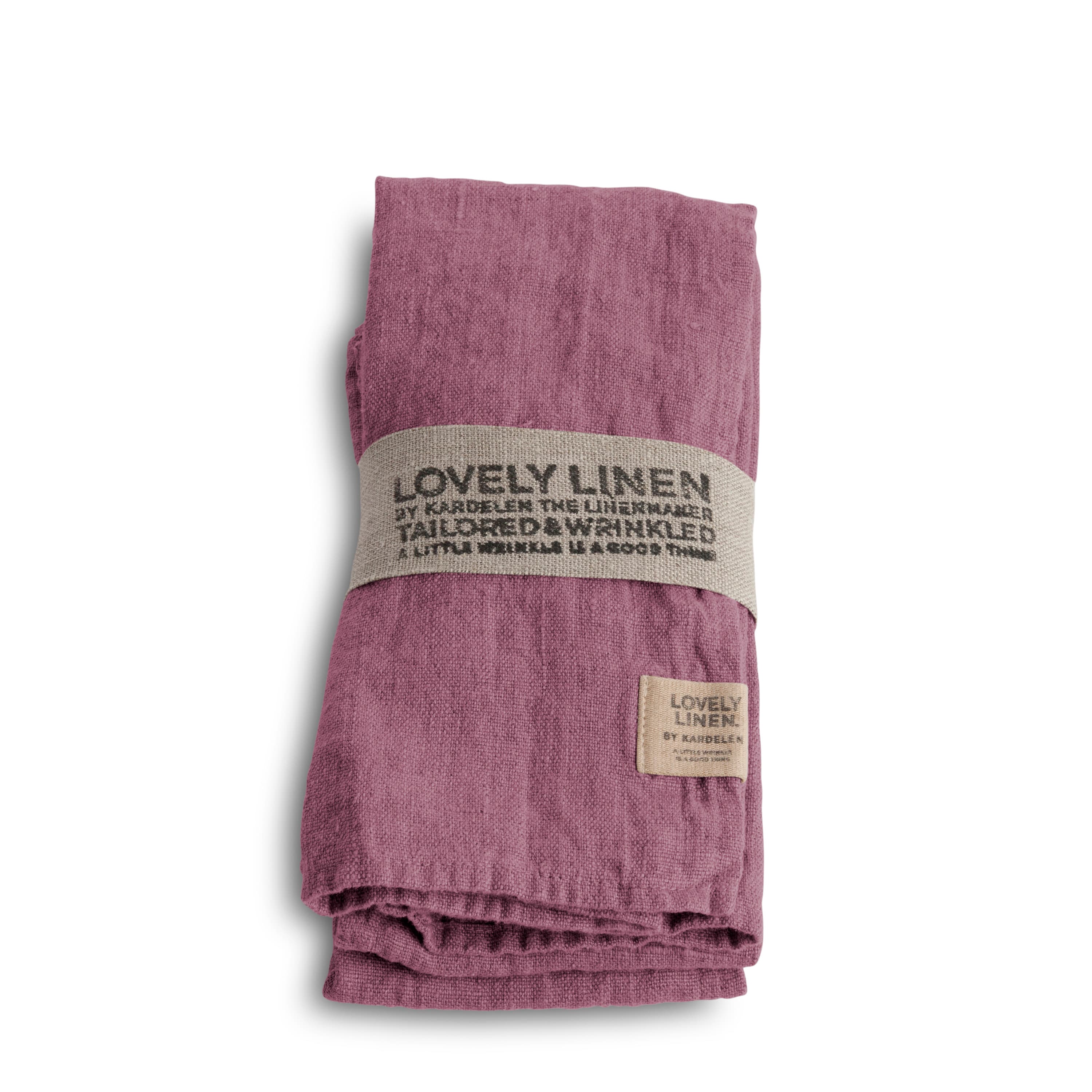 Lovely Servietten Leinen Altrosa 4er-Pack