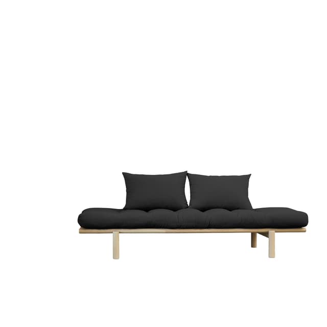 Pace Tagesbett Natur/Dunkelgrau 200cm