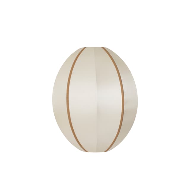 Oval S Lampshade Offwhite/Amber