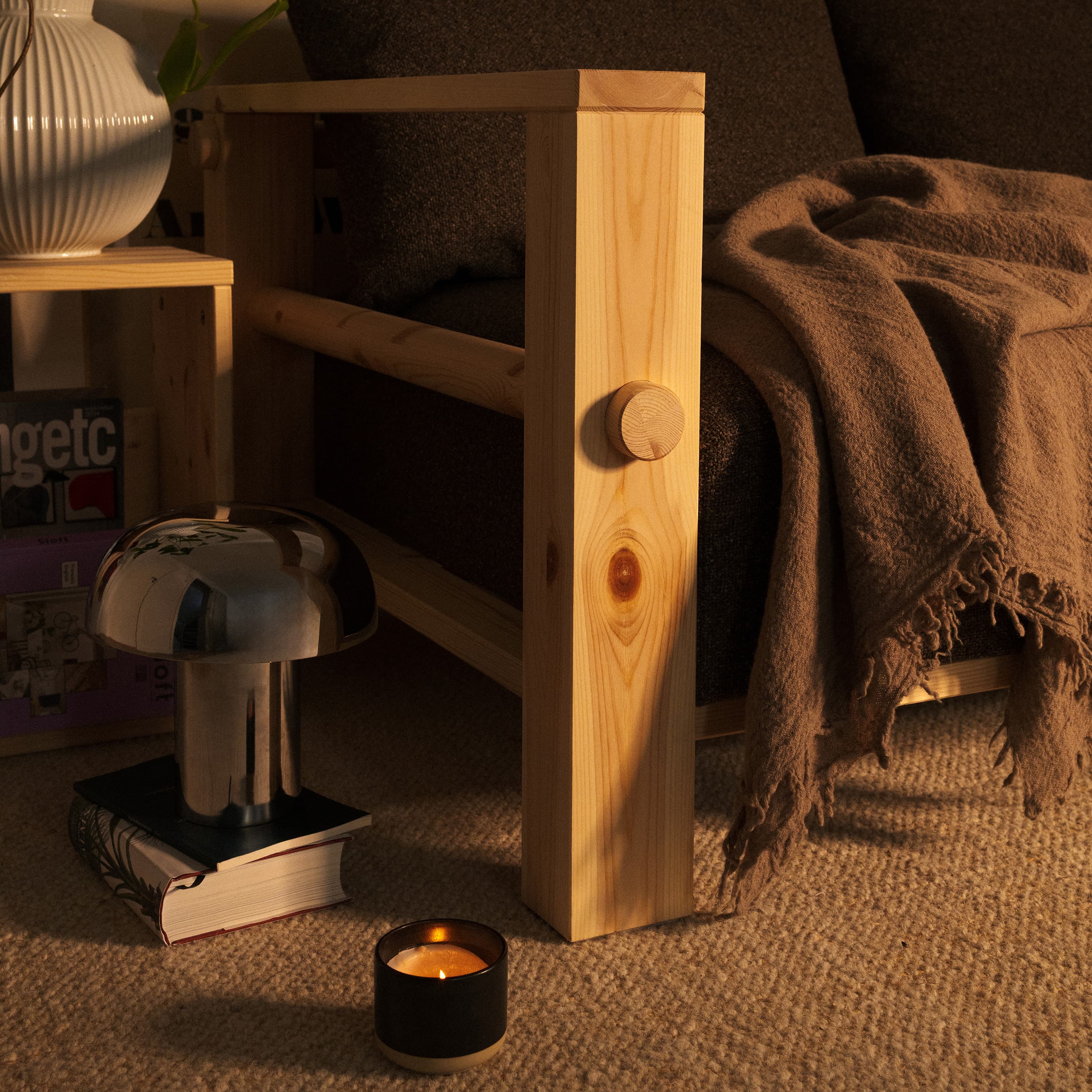 Bare Sofa Bed Raw/Mellow Brown