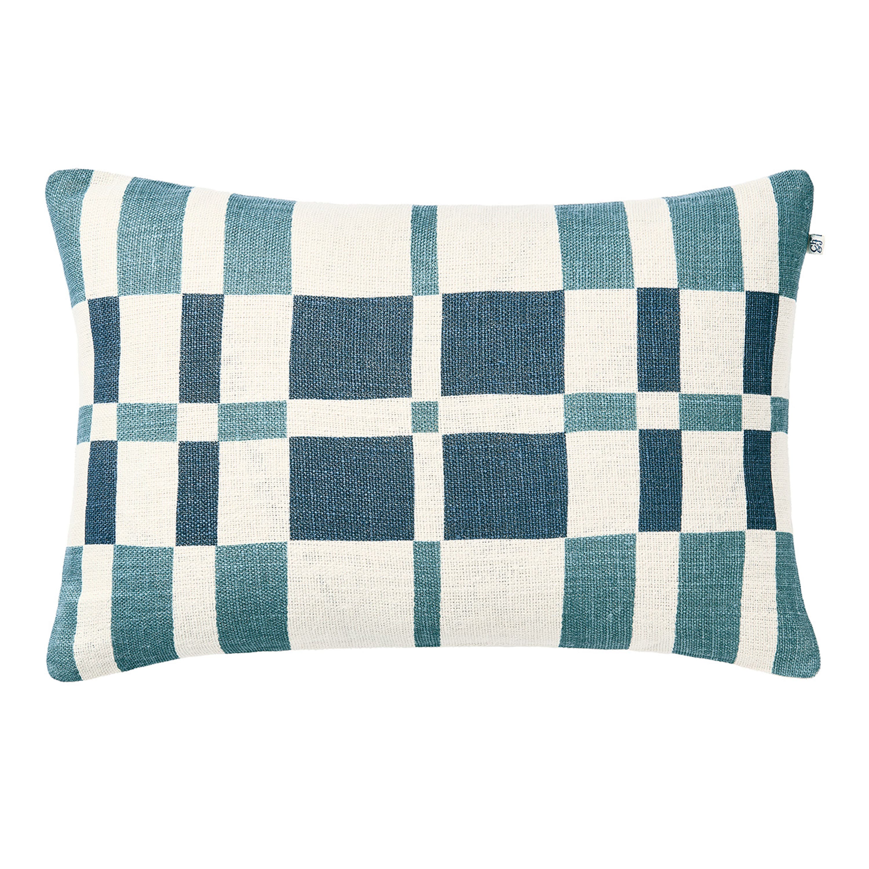 Avi Kuddfodral Linne Heaven Blue/Palace Blue 40x60