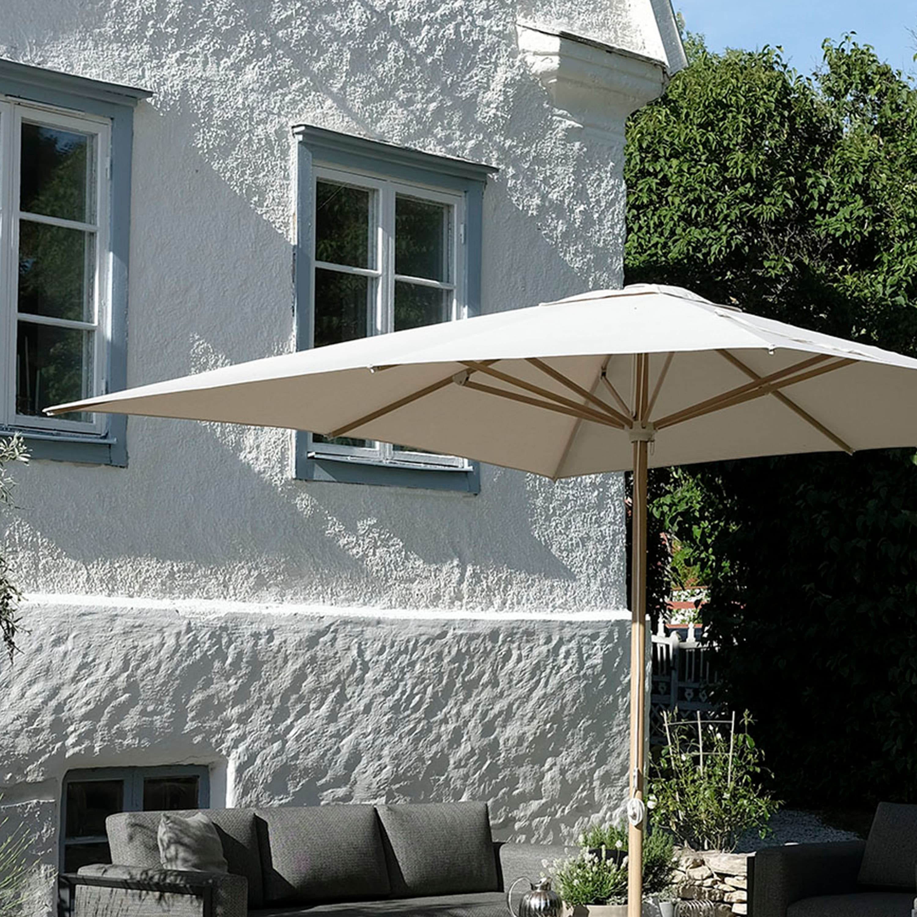 Sonnenschirm Quadratisch Beige 290x290