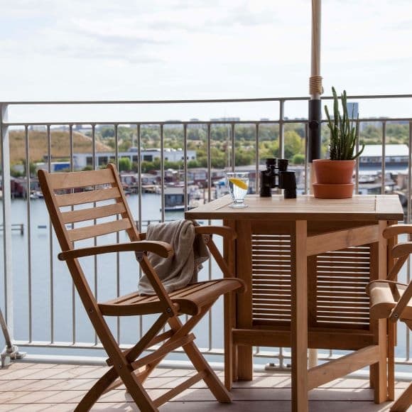 York Folding Chair Teak