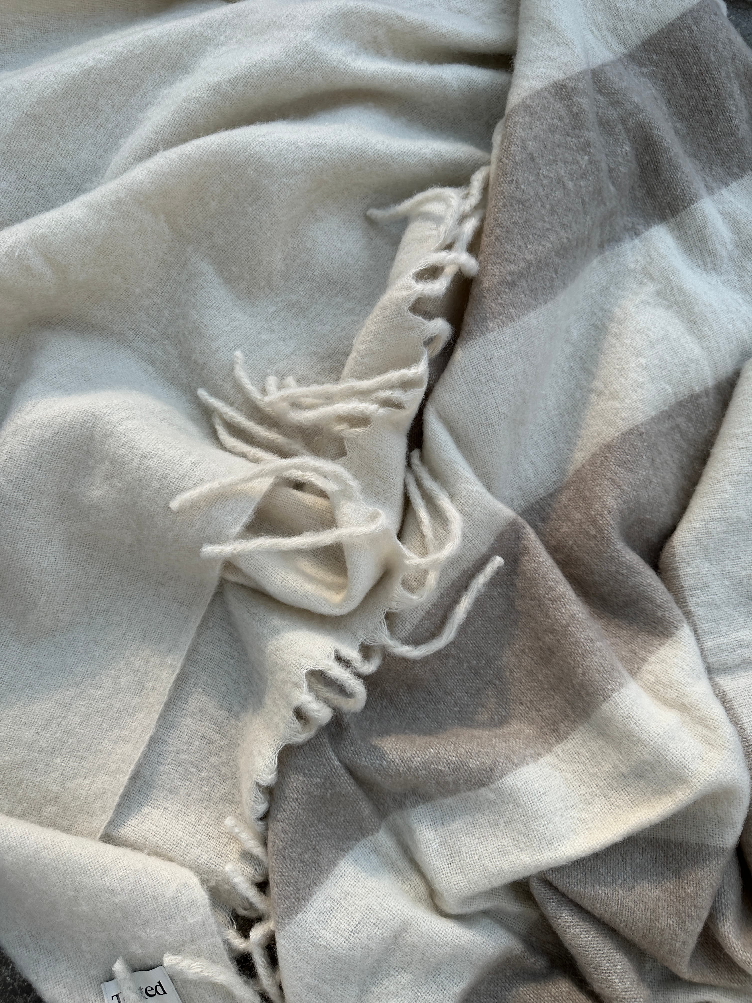 Hemple Wollteppich Beige/Offwhite 130x170