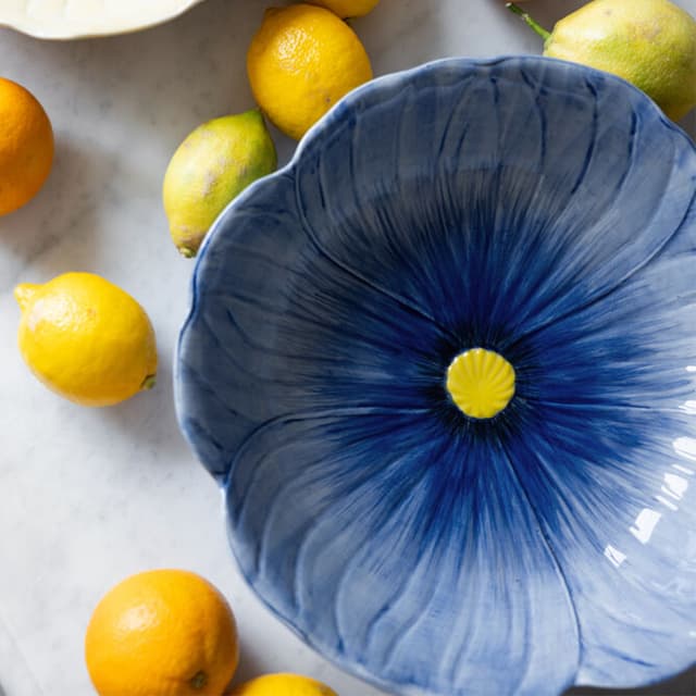 Poppy Schale Blau Ø30