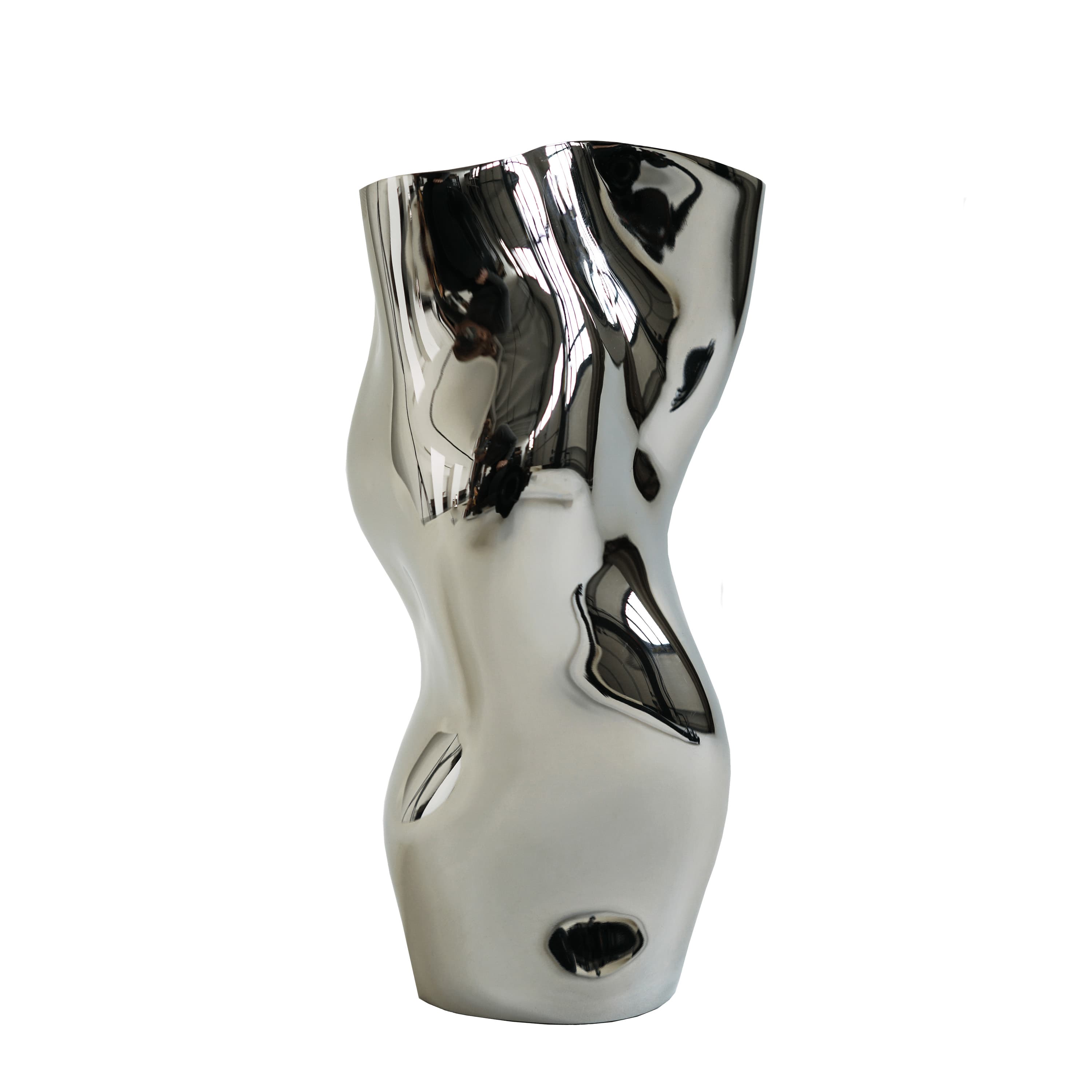 Ostrea 25 Vase Titanium 25cm