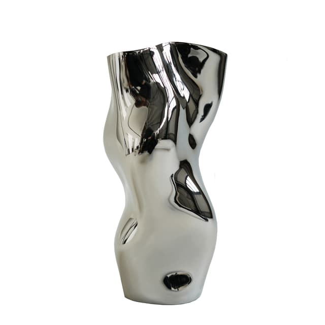 Ostrea 25 Vase Titanium 25cm