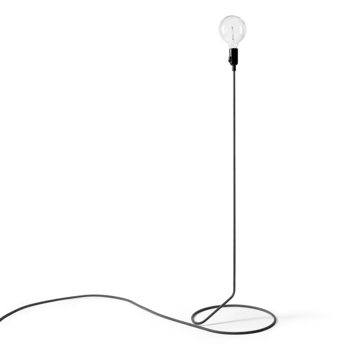 Cord Floor Lamp Black/White