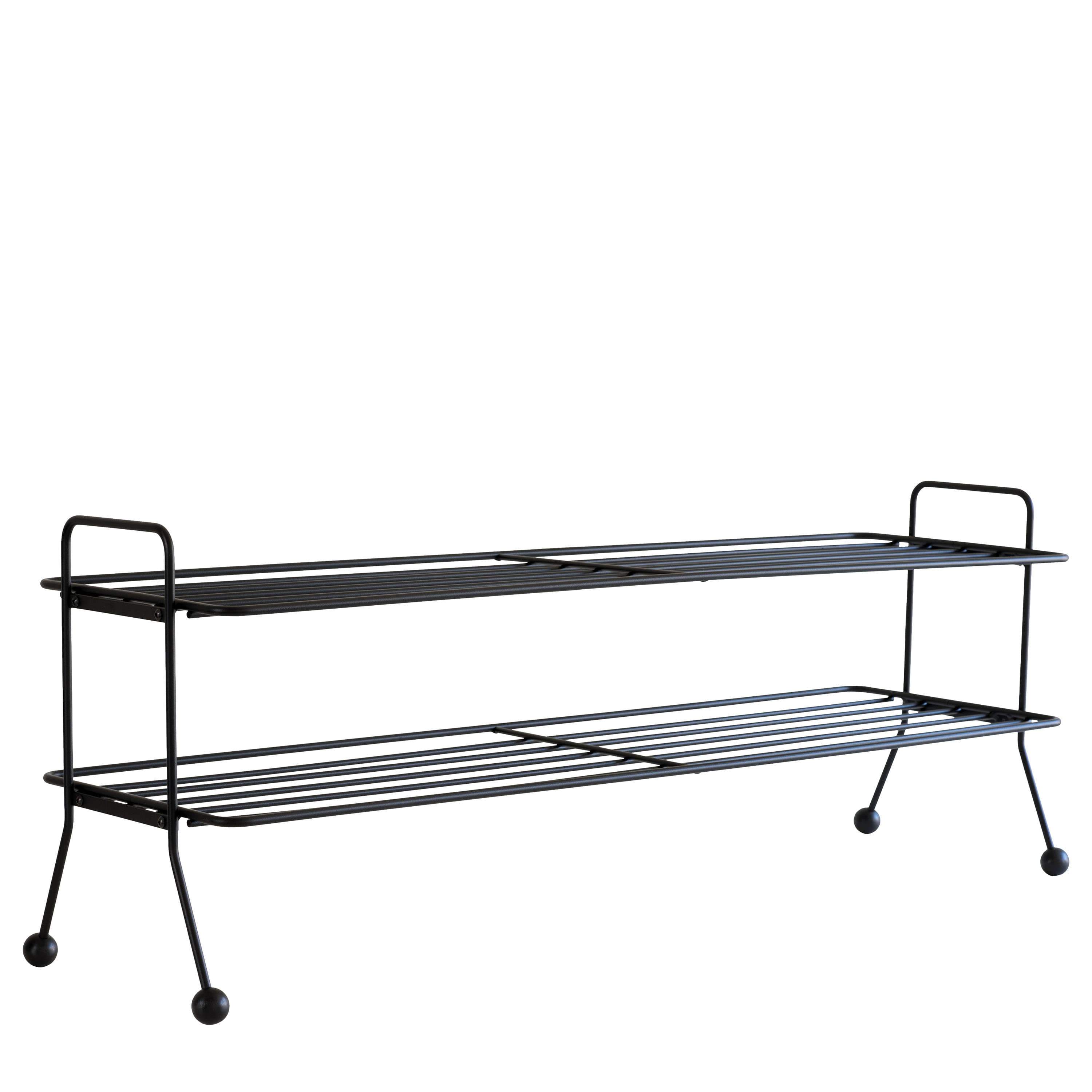 Bill Shoe Rack Black Large