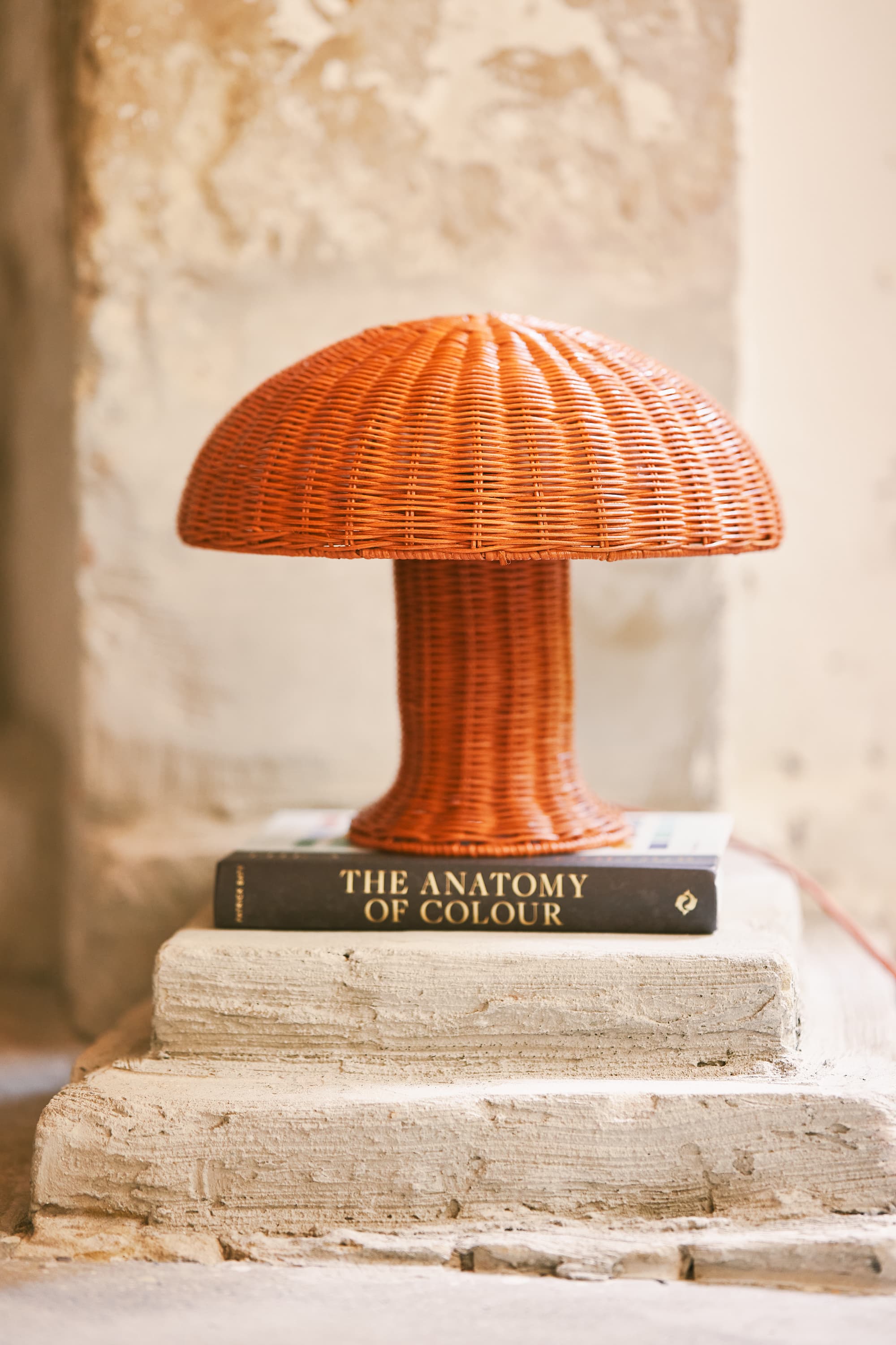 Rattan Table Lamp Natural