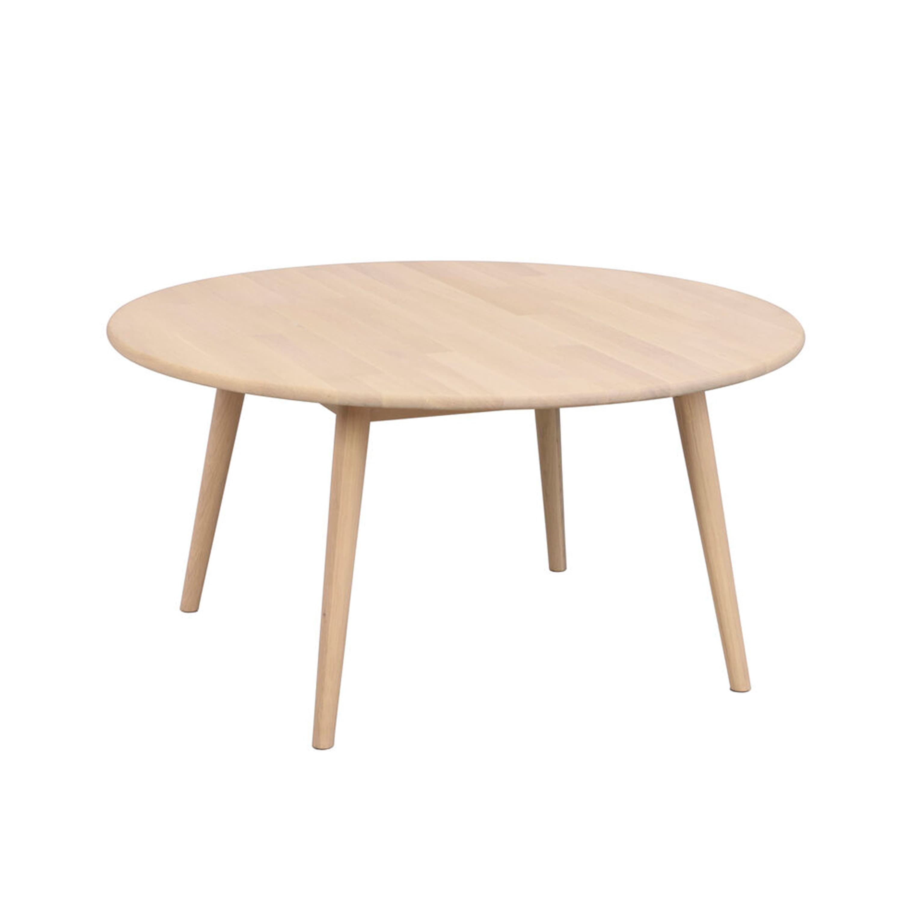 Tompkins Coffee Table White Washed Ø90